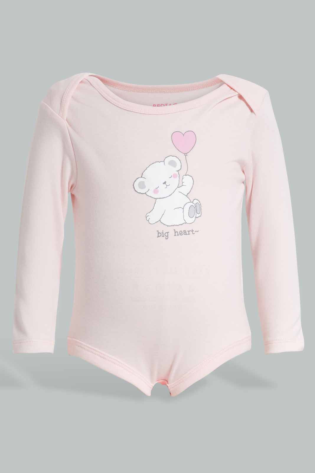 Redtag-Pink-3-pack-sleep-suit-Category:Sleepsuits,-Colour:Apricot,-Deals:New-In,-Dept:New-Born,-Filter:Baby-(0-to-12-Mths),-NBG-Sleepsuits,-New-In-NBG-APL,-Non-Sale,-Section:Girls-(0-to-14Yrs),-W22A-Baby-0 to 12 Months