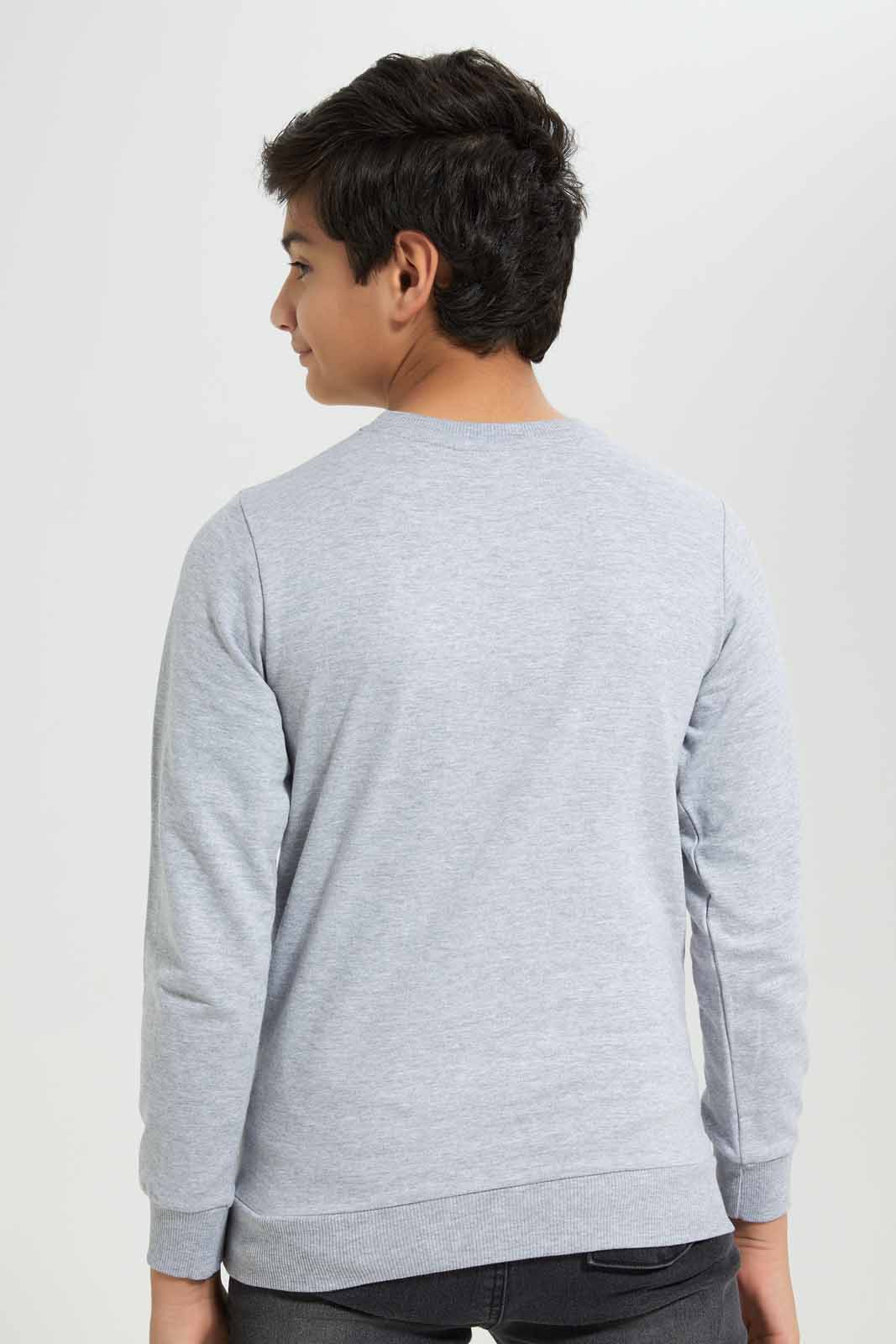 Redtag-Grey-Melange-Captain-America-Sweatshirt-BSR-Sweatshirts,-Category:Sweatshirts,-Colour:Grey,-Deals:New-In,-Filter:Senior-Boys-(8-to-14-Yrs),-New-In-BSR-APL,-Non-Sale,-Section:Boys-(0-to-14Yrs),-TBL,-W22B-Senior-Boys-9 to 14 Years