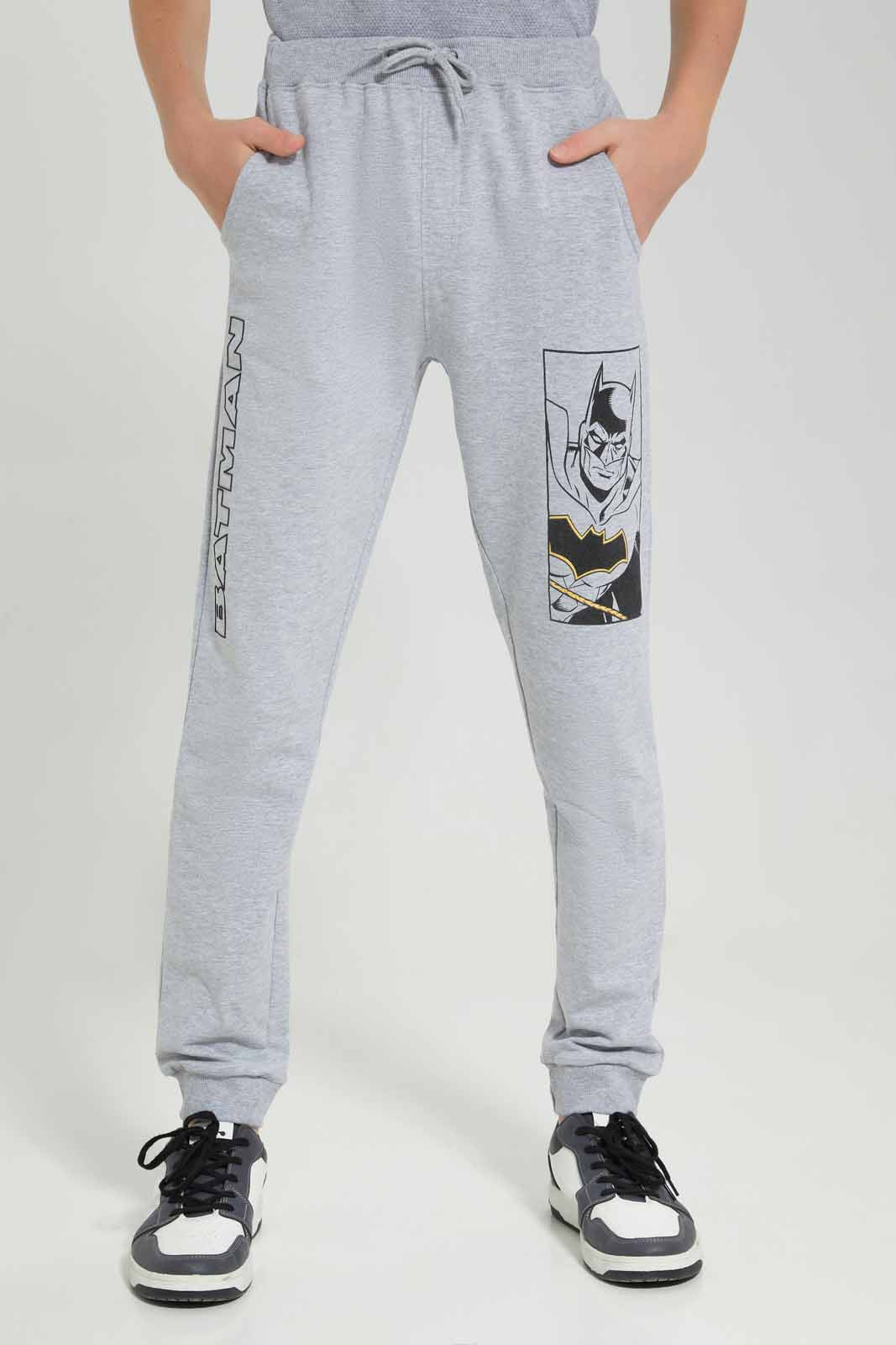 Redtag-Grey-Melange-Captain-America-Pants-BSR-Joggers,-Category:Joggers,-Colour:Grey,-Deals:New-In,-Filter:Senior-Boys-(8-to-14-Yrs),-New-In-BSR-APL,-Non-Sale,-Section:Boys-(0-to-14Yrs),-TBL,-W22B-Senior-Boys-9 to 14 Years