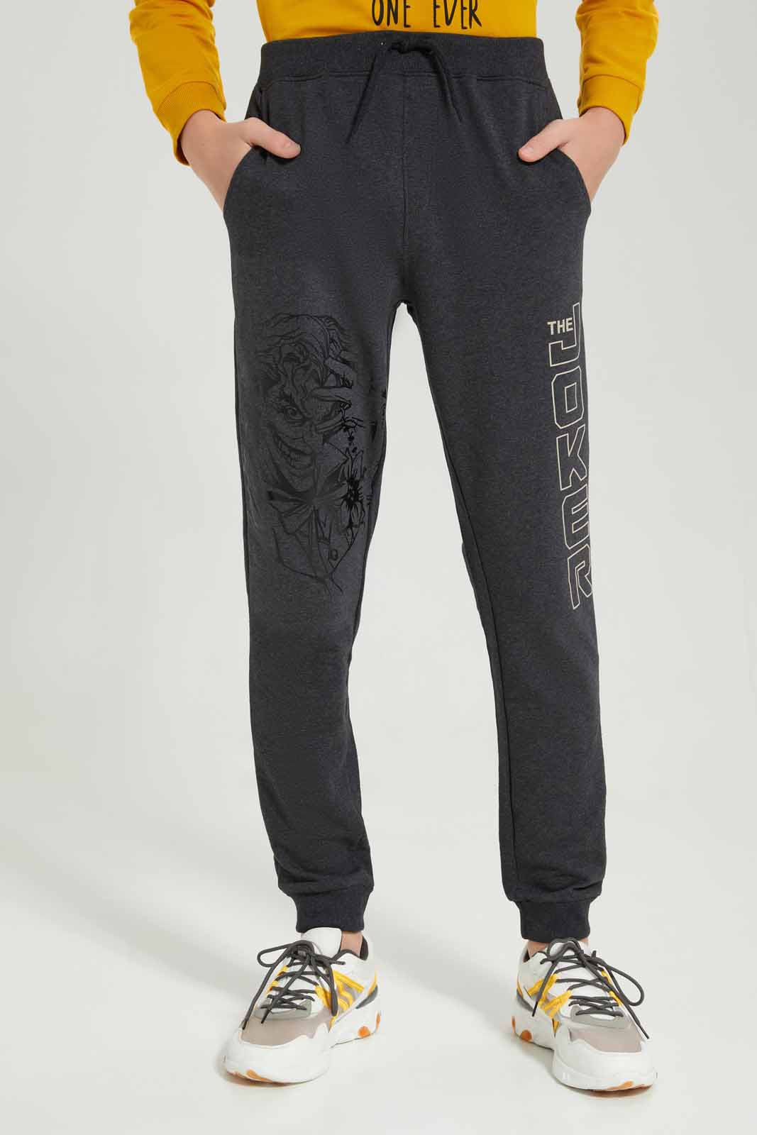 Redtag-Charcoal-Joker-Active-Pants-BSR-Joggers,-Category:Joggers,-Colour:Charcoal,-Deals:New-In,-Filter:Senior-Boys-(8-to-14-Yrs),-New-In-BSR-APL,-Non-Sale,-Section:Boys-(0-to-14Yrs),-TBL,-W22B-Senior-Boys-9 to 14 Years