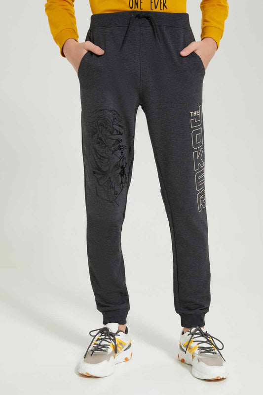 Redtag-Charcoal-Joker-Active-Pants-BSR-Joggers,-Category:Joggers,-Colour:Charcoal,-Deals:New-In,-Filter:Senior-Boys-(8-to-14-Yrs),-New-In-BSR-APL,-Non-Sale,-Section:Boys-(0-to-14Yrs),-TBL,-W22B-Senior-Boys-9 to 14 Years