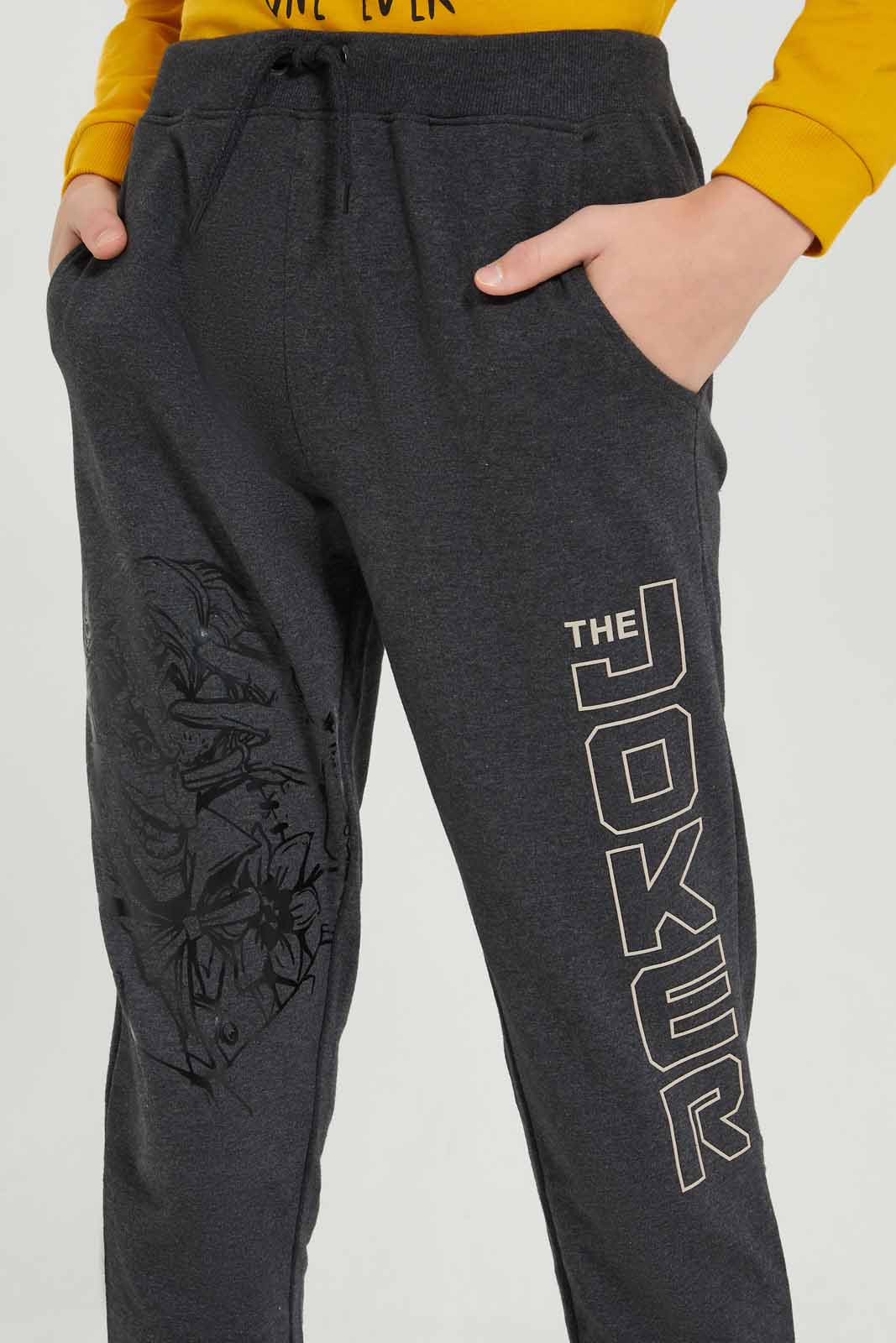 Redtag-Charcoal-Joker-Active-Pants-BSR-Joggers,-Category:Joggers,-Colour:Charcoal,-Deals:New-In,-Filter:Senior-Boys-(8-to-14-Yrs),-New-In-BSR-APL,-Non-Sale,-Section:Boys-(0-to-14Yrs),-TBL,-W22B-Senior-Boys-9 to 14 Years
