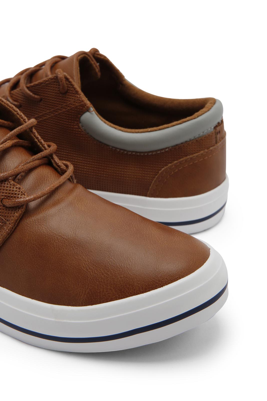 Redtag-Tan-Fabric-Block-Lace-Up-Sneaker-BSR-Shoes,-Category:Shoes,-Colour:Tan,-Deals:New-In,-Dept:Boys,-Filter:Boys-Footwear-(5-to-14-Yrs),-New-In-BSR-FOO,-Non-Sale,-Section:Boys-(0-to-14Yrs),-W22B-Senior-Boys-5 to 14 Years