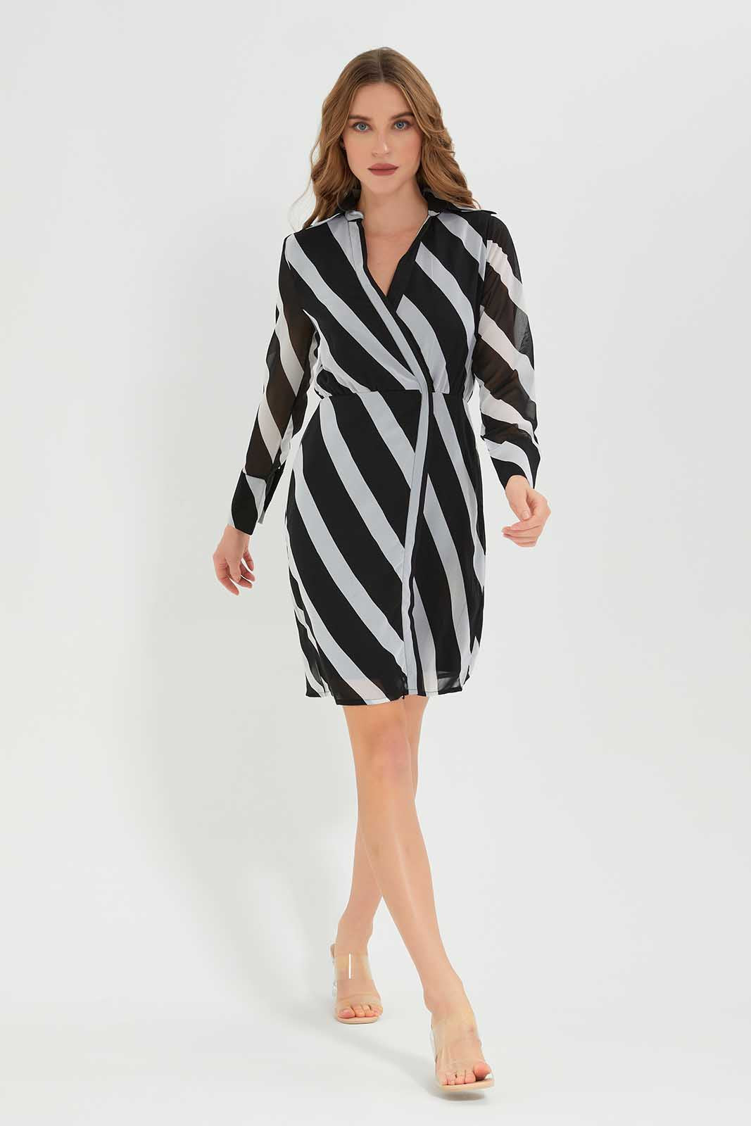Redtag-Assorted-Wrap-Around-Dress-Category:Dresses,-Colour:Assorted,-Deals:New-In,-Filter:Women's-Clothing,-LEC,-LEC-Dresses,-New-In-LEC-APL,-Non-Sale,-Section:Women,-W22B-Women's-