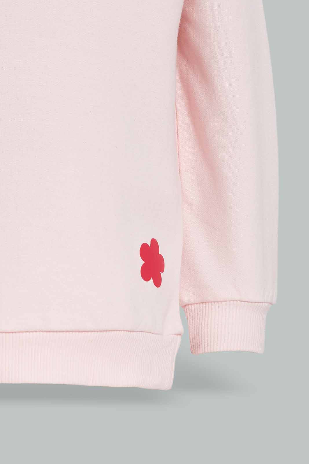 Baby Girls Pink And Mint Sweatshirt (Pack of 2)