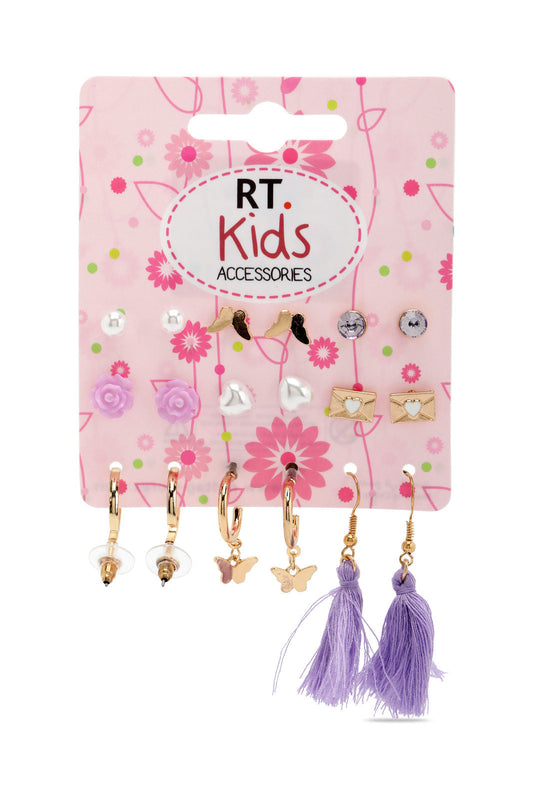 Redtag-S/18-Stud-Category:Jewellery,-Colour:Assorted,-Dept:Girls,-Filter:Girls-Accessories,-GIR-Jewellery,-New-In,-New-In-GIR-ACC,-Non-Sale,-Section:Girls-(0-to-14Yrs),-W22B-Girls-