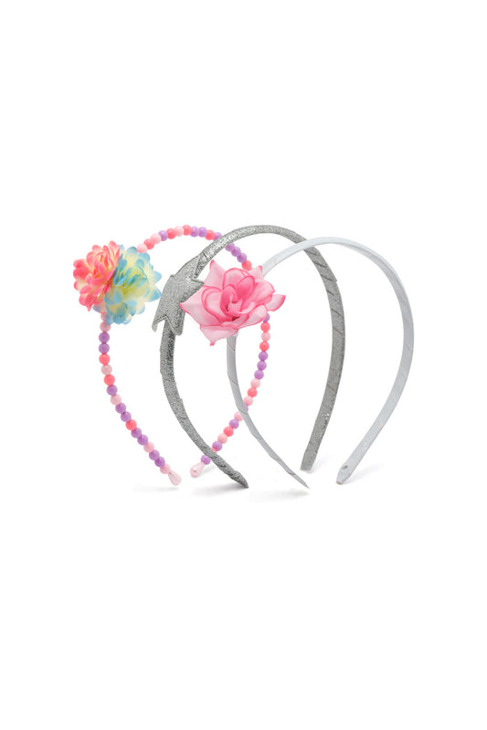 Redtag-S/3-Headband-Category:Hair-Accessories,-Colour:Assorted,-Dept:Girls,-Filter:Girls-Accessories,-GIR-Hair-Accessories,-New-In,-New-In-GIR-ACC,-Non-Sale,-Section:Girls-(0-to-14Yrs),-W22B-Girls-