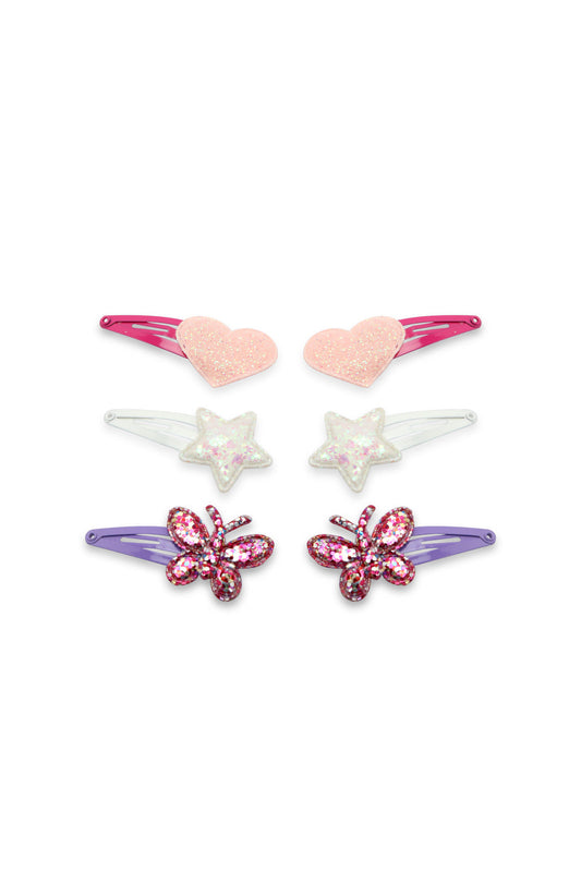 Redtag-S/6-Hair-Clip-Category:Hair-Accessories,-Colour:Assorted,-Dept:Girls,-Filter:Girls-Accessories,-GIR-Hair-Accessories,-New-In,-New-In-GIR-ACC,-Non-Sale,-Section:Girls-(0-to-14Yrs),-W22B-Girls-
