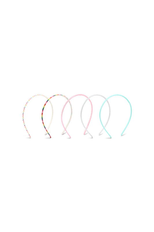 Redtag-S/5-Headband-Category:Hair-Accessories,-Colour:Assorted,-Dept:Girls,-Filter:Girls-Accessories,-GIR-Hair-Accessories,-New-In,-New-In-GIR-ACC,-Non-Sale,-S23A,-Section:Girls-(0-to-14Yrs)-Girls-