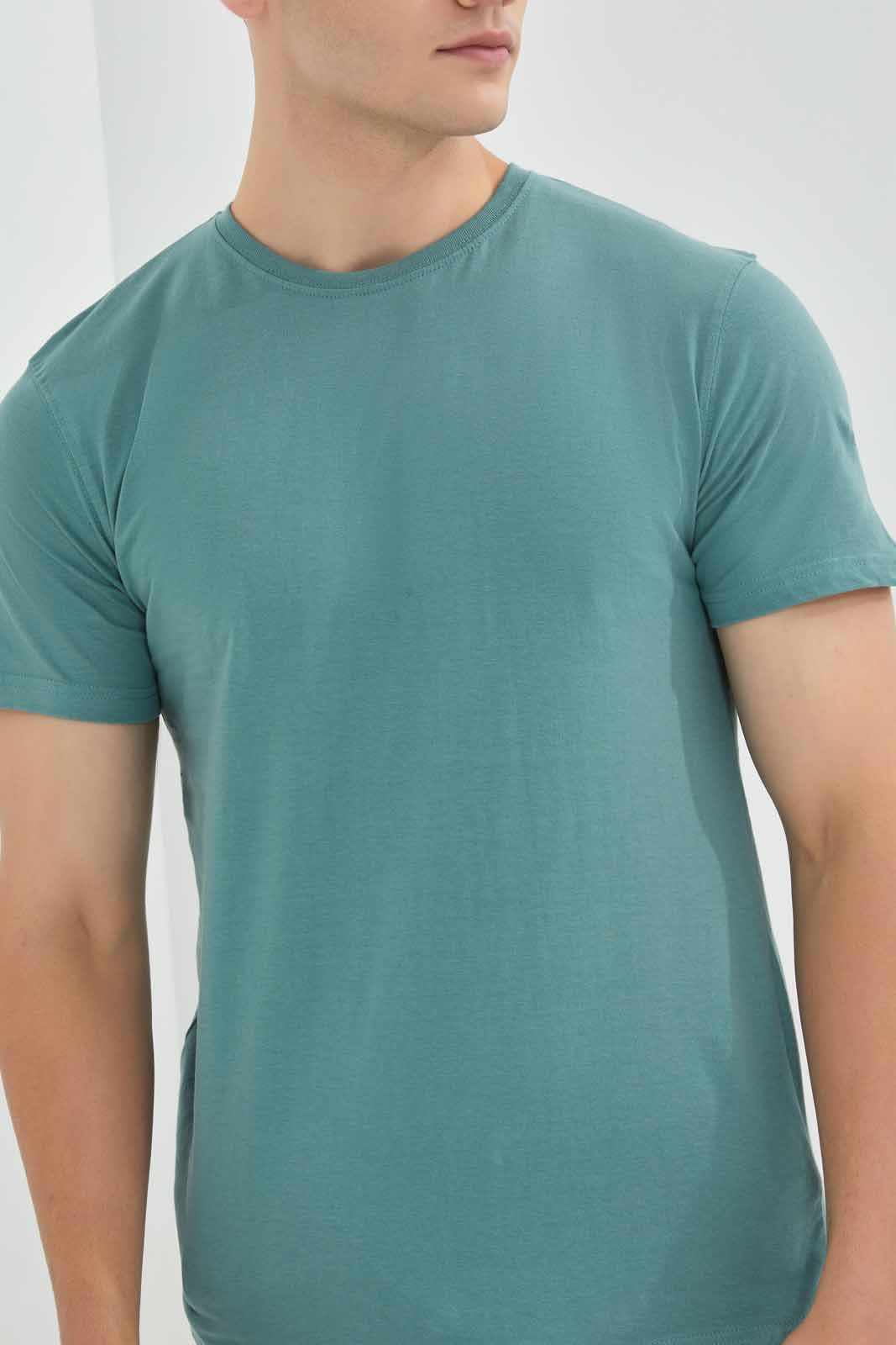 Redtag-GREEN-T-Shirt-Category:T-Shirts,-Colour:Green,-Deals:New-In,-Filter:Men's-Clothing,-Men-T-Shirts,-NDAY,-New-In-Men-APL,-Non-Sale,-Section:Men,-TBL,-W22B-Men's-