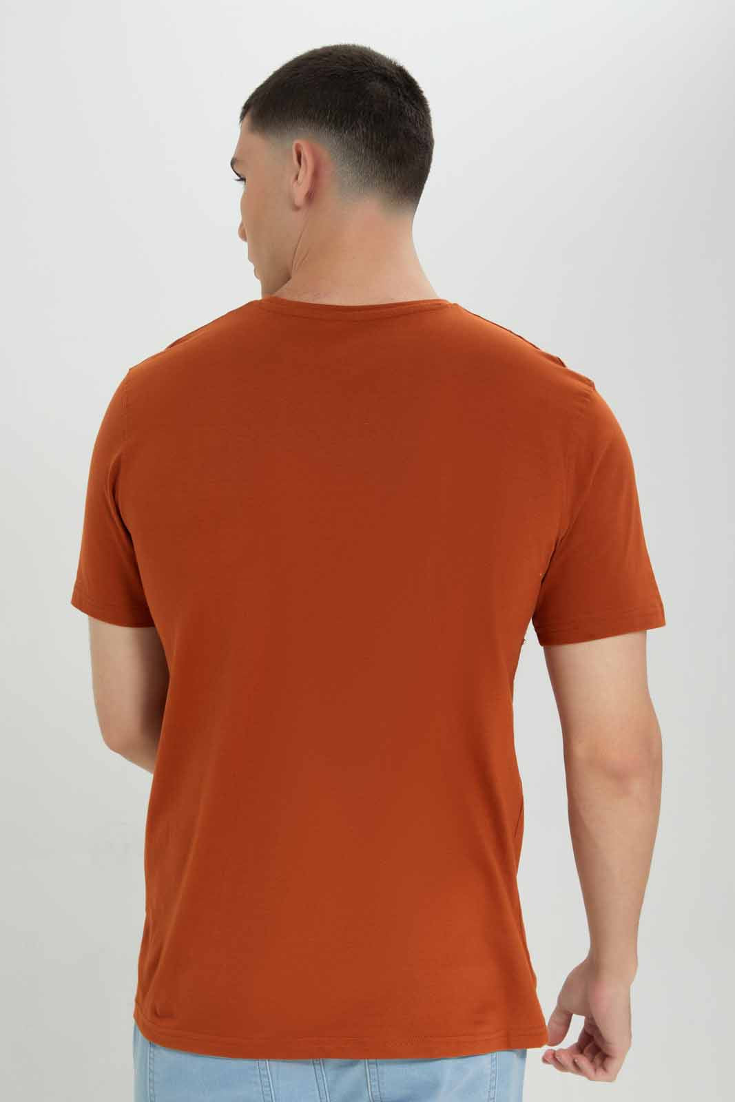 Redtag-ORANGE-T-Shirt-Category:T-Shirts,-Colour:Orange,-Deals:New-In,-Filter:Men's-Clothing,-Men-T-Shirts,-New-In-Men-APL,-Non-Sale,-Section:Men,-TBL,-W22B-Men's-