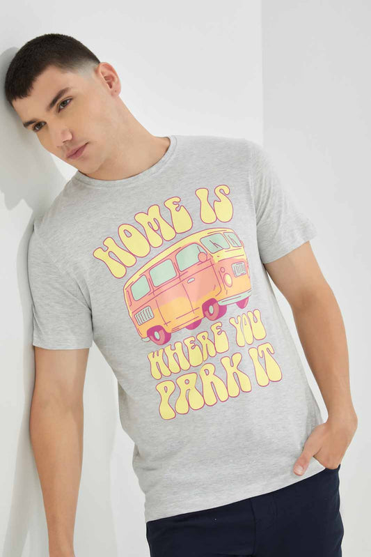 Redtag-ECRU-Graphic-T-Shirt-Category:T-Shirts,-Colour:Ecru,-Deals:New-In,-Filter:Men's-Clothing,-Men-T-Shirts,-New-In-Men-APL,-Non-Sale,-Section:Men,-TBL,-W22B-Men's-