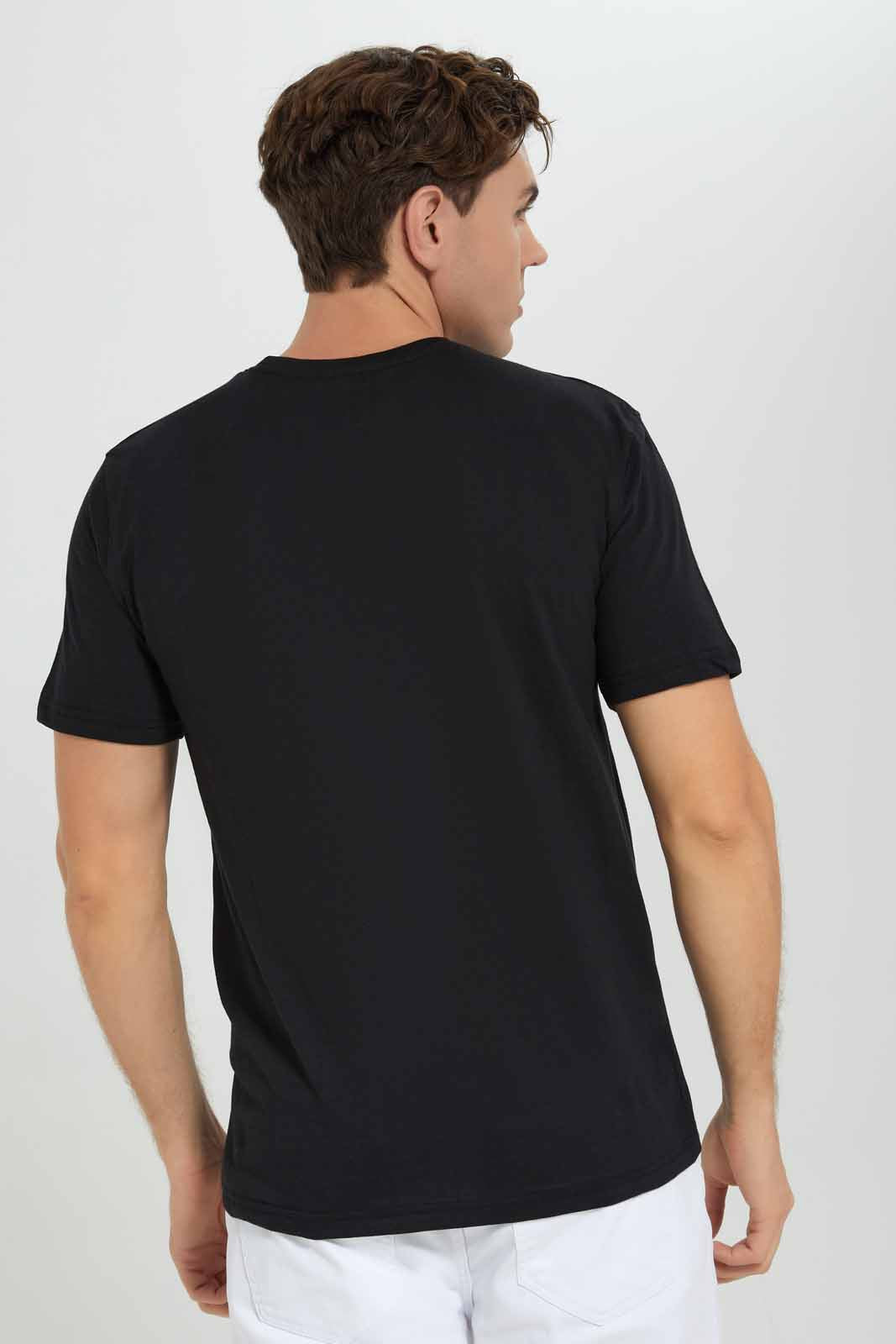 Redtag-BLACK-Graphic-T-Shirt-Category:T-Shirts,-Colour:Black,-Deals:New-In,-Filter:Men's-Clothing,-Men-T-Shirts,-New-In-Men-APL,-Non-Sale,-Section:Men,-TBL,-W22B-Men's-