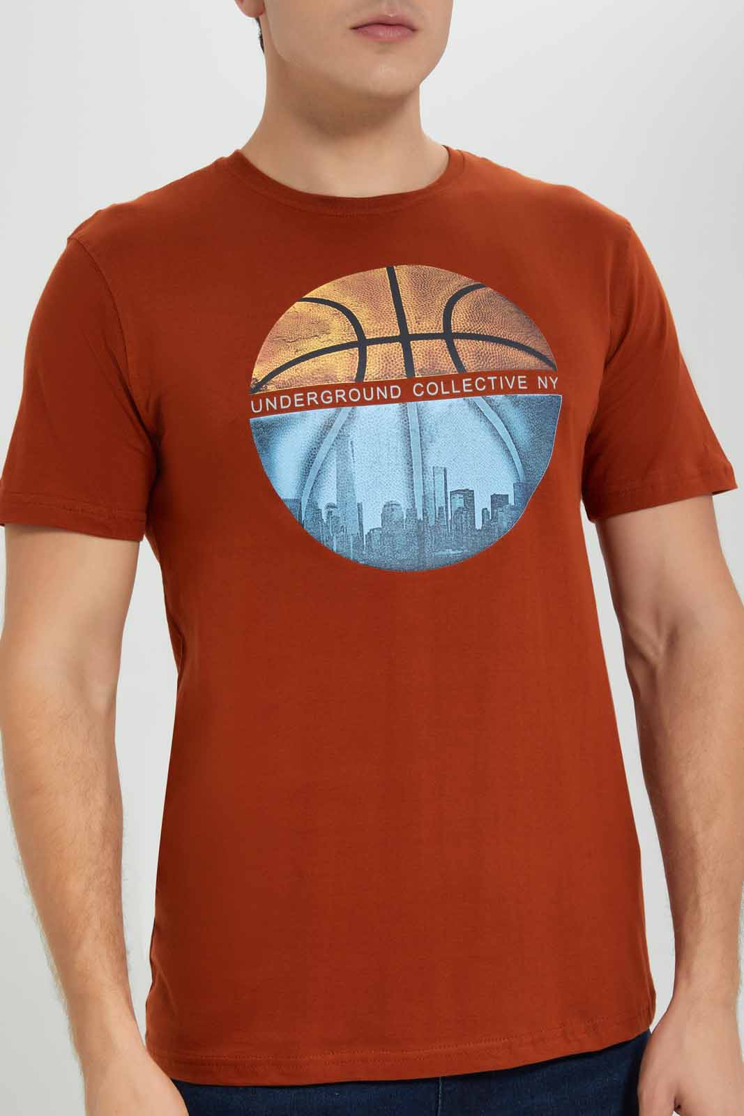 Redtag-ORANGE-Graphic-T-Shirt-Category:T-Shirts,-Colour:Orange,-Deals:New-In,-Filter:Men's-Clothing,-Men-T-Shirts,-New-In-Men-APL,-Non-Sale,-Section:Men,-TBL,-W22B-Men's-