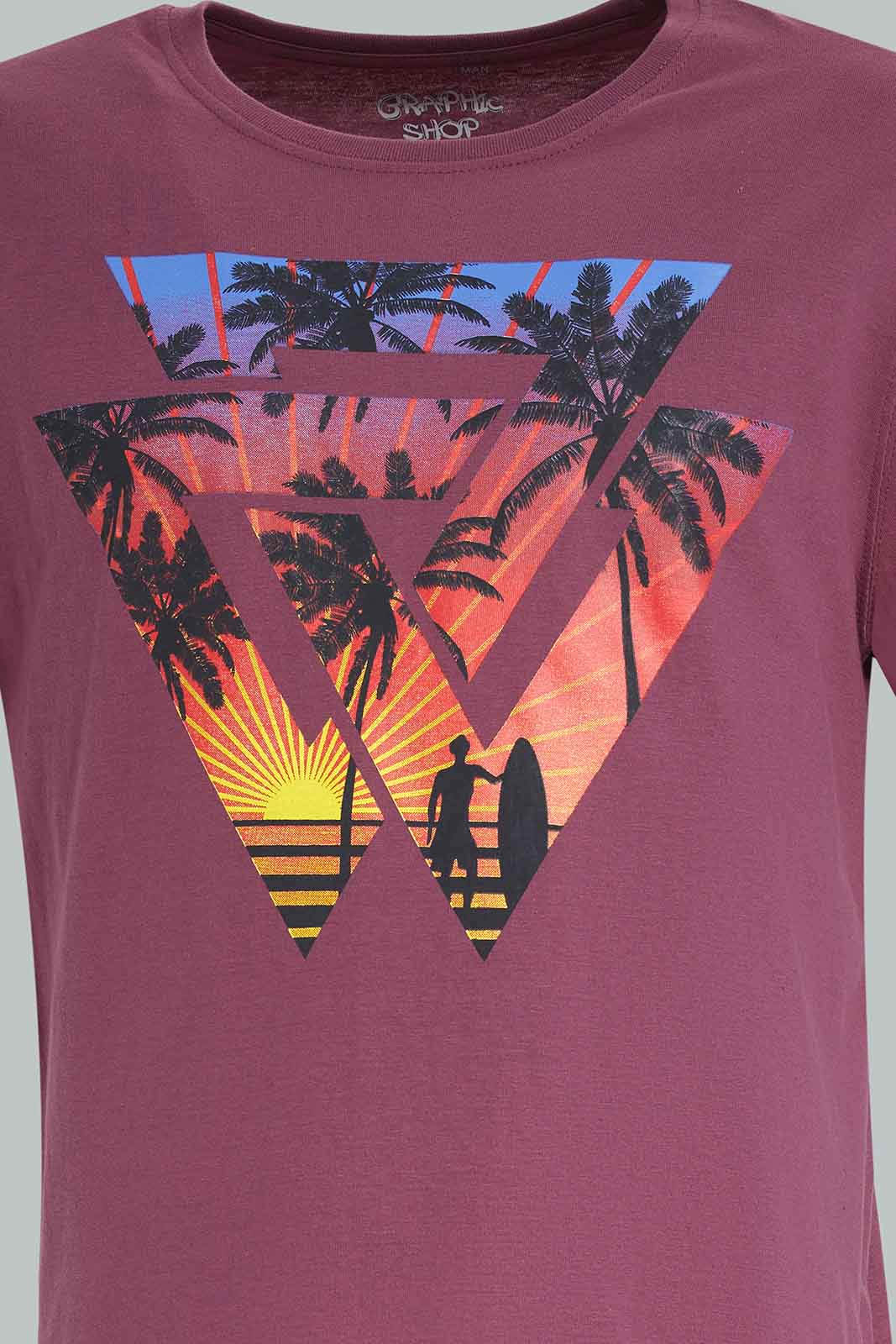 Redtag-LILAC-Graphic-T-Shirt-Category:T-Shirts,-Colour:Lilac,-Deals:New-In,-Dept:Menswear,-Filter:Men's-Clothing,-Men-T-Shirts,-New-In-Men-APL,-Non-Sale,-Section:Men,-TBL,-W22B-Men's-