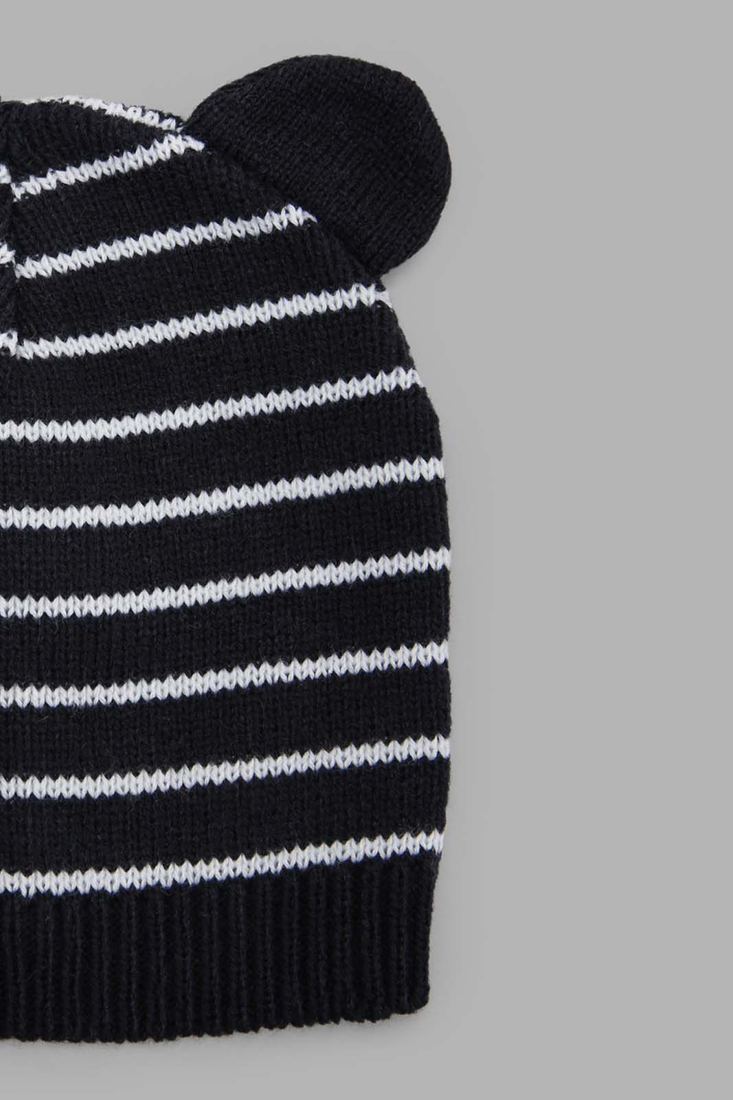 Redtag-Navy-And-Grey-Set-Of-2-Knitted-Cap-BOY-Knitted-Accessories,-Category:Knitted-Accessories,-Colour:Assorted,-Filter:Boys-Accessories,-New-In,-New-In-BOY-ACC,-Non-Sale,-Section:Boys-(0-to-14Yrs),-W22B-Boys-