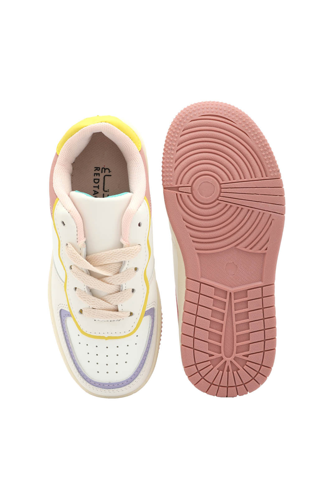 Redtag-Cream-Lace-Up-Sneakers-Category:Trainers,-Colour:Cream,-Deals:New-In,-Dept:Girls,-Filter:Girls-Footwear-(3-to-5-Yrs),-GIR-Trainers,-New-In-GIR-FOO,-Non-Sale,-Section:Girls-(0-to-14Yrs),-W22B-Girls-3 to 5 Years