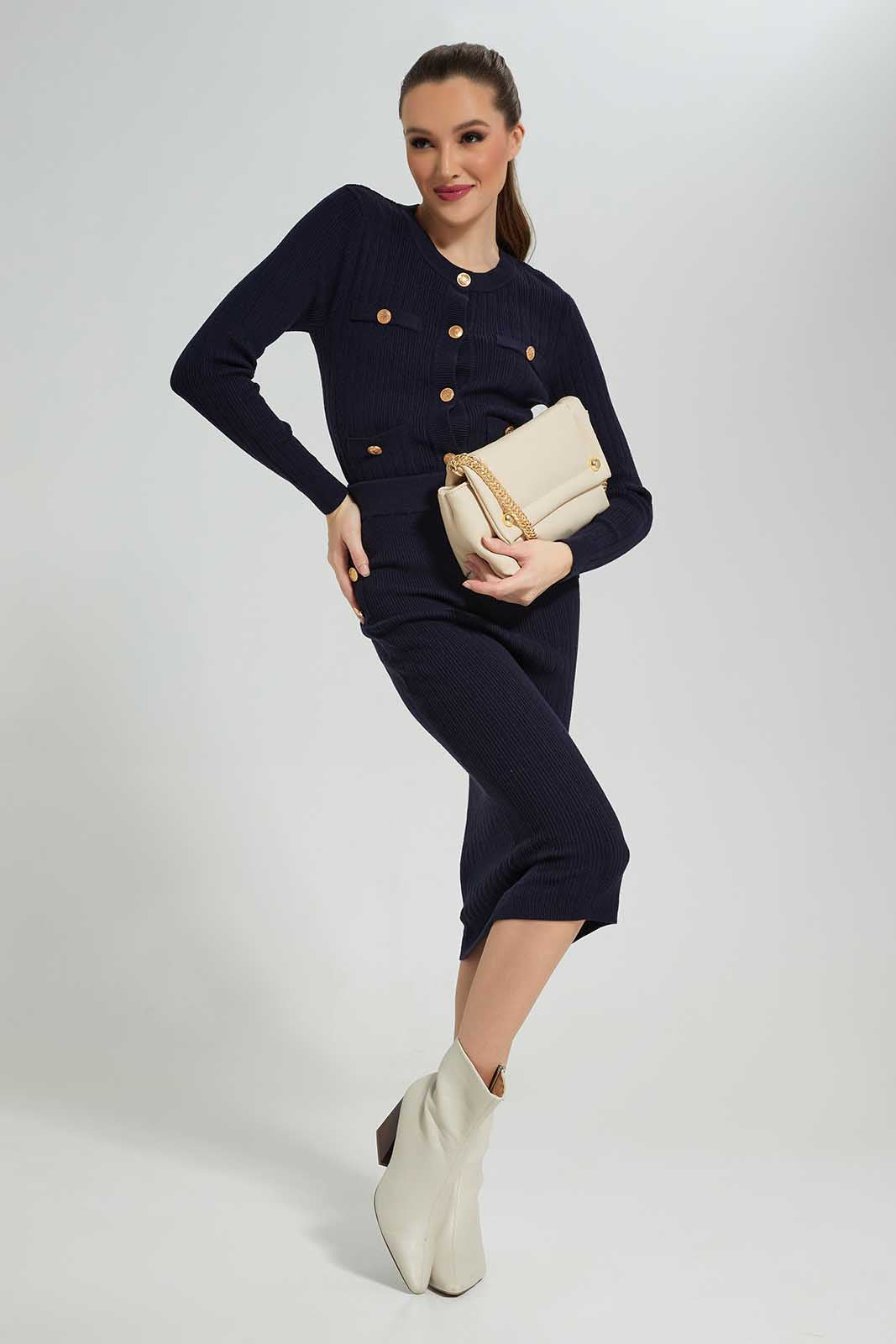 Redtag-BLUE-Cardigan-Category:Cardigans,-Colour:Blue,-Deals:New-In,-Filter:Women's-Clothing,-LDC,-LDC-Cardigans,-New-In-LDC-APL,-Non-Sale,-Section:Women,-W22B-Women's-
