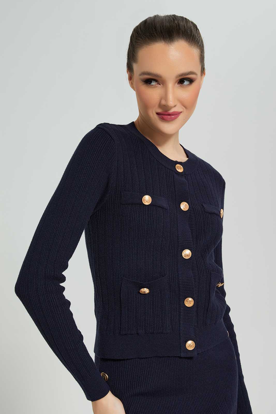 Redtag-BLUE-Cardigan-Category:Cardigans,-Colour:Blue,-Deals:New-In,-Filter:Women's-Clothing,-LDC,-LDC-Cardigans,-New-In-LDC-APL,-Non-Sale,-Section:Women,-W22B-Women's-