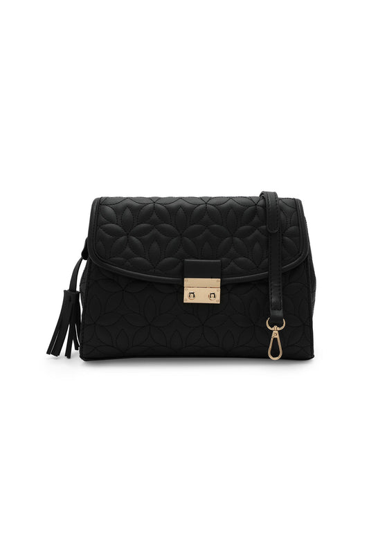 Redtag-Black-Cross-Body-Bag-Category:Bags,-Colour:Black,-Dept:Ladieswear,-Filter:Women's-Accessories,-New-In,-New-In-Women-ACC,-Non-Sale,-Section:Women,-W22B,-Women-Bags-Women-