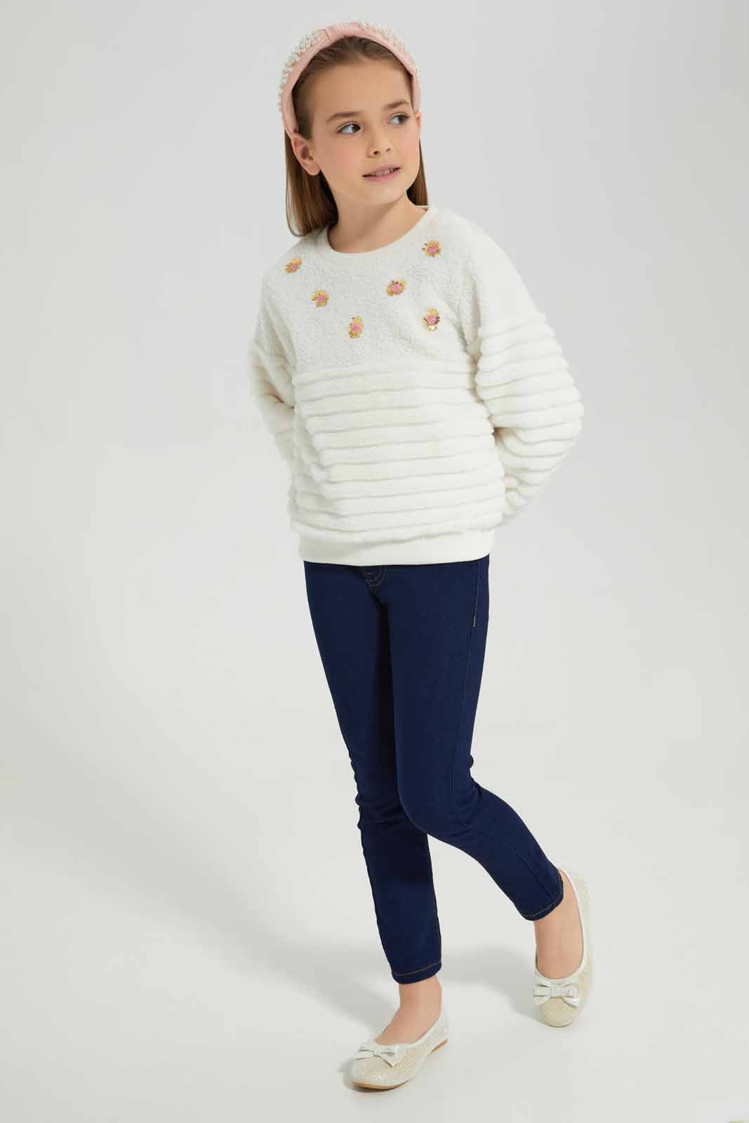 Redtag-Indigo-washed-Jegging-Category:Jeans,-Colour:Indigo,-Deals:New-In,-Filter:Girls-(2-to-8-Yrs),-GIR-Jeans,-New-In-GIR-APL,-Non-Sale,-Section:Girls-(0-to-14Yrs),-W22A-Girls-2 to 8 Years