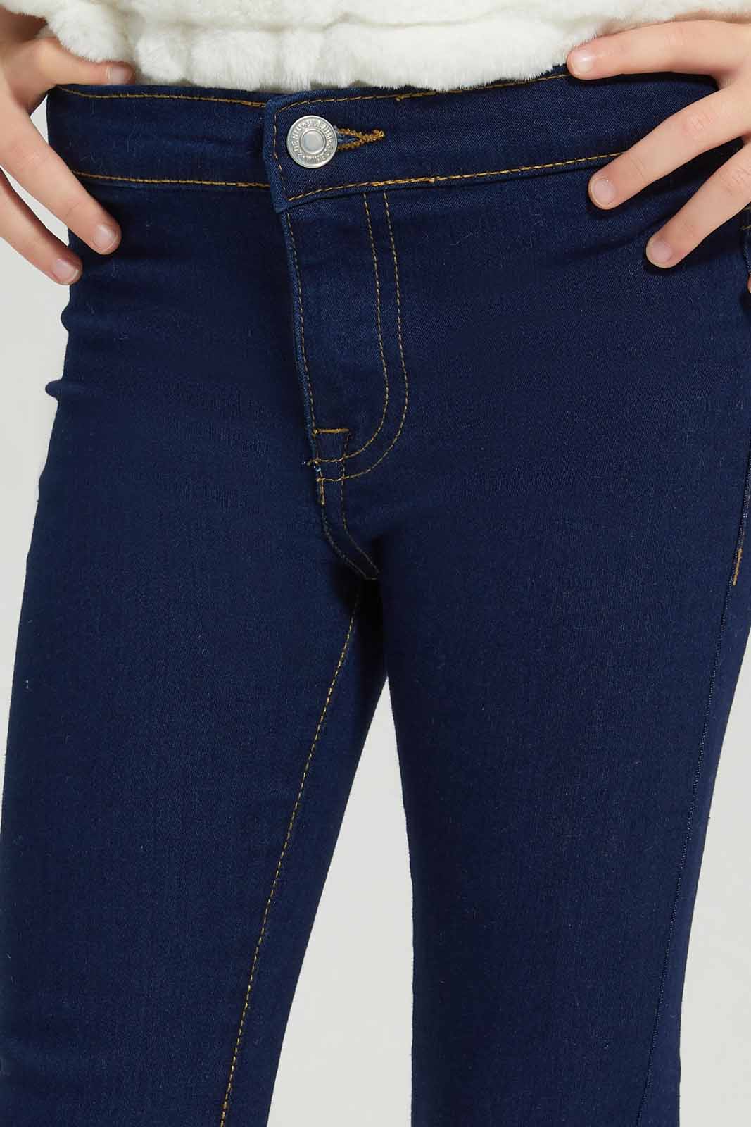 Redtag-Indigo-washed-Jegging-Category:Jeans,-Colour:Indigo,-Deals:New-In,-Filter:Girls-(2-to-8-Yrs),-GIR-Jeans,-New-In-GIR-APL,-Non-Sale,-Section:Girls-(0-to-14Yrs),-W22A-Girls-2 to 8 Years