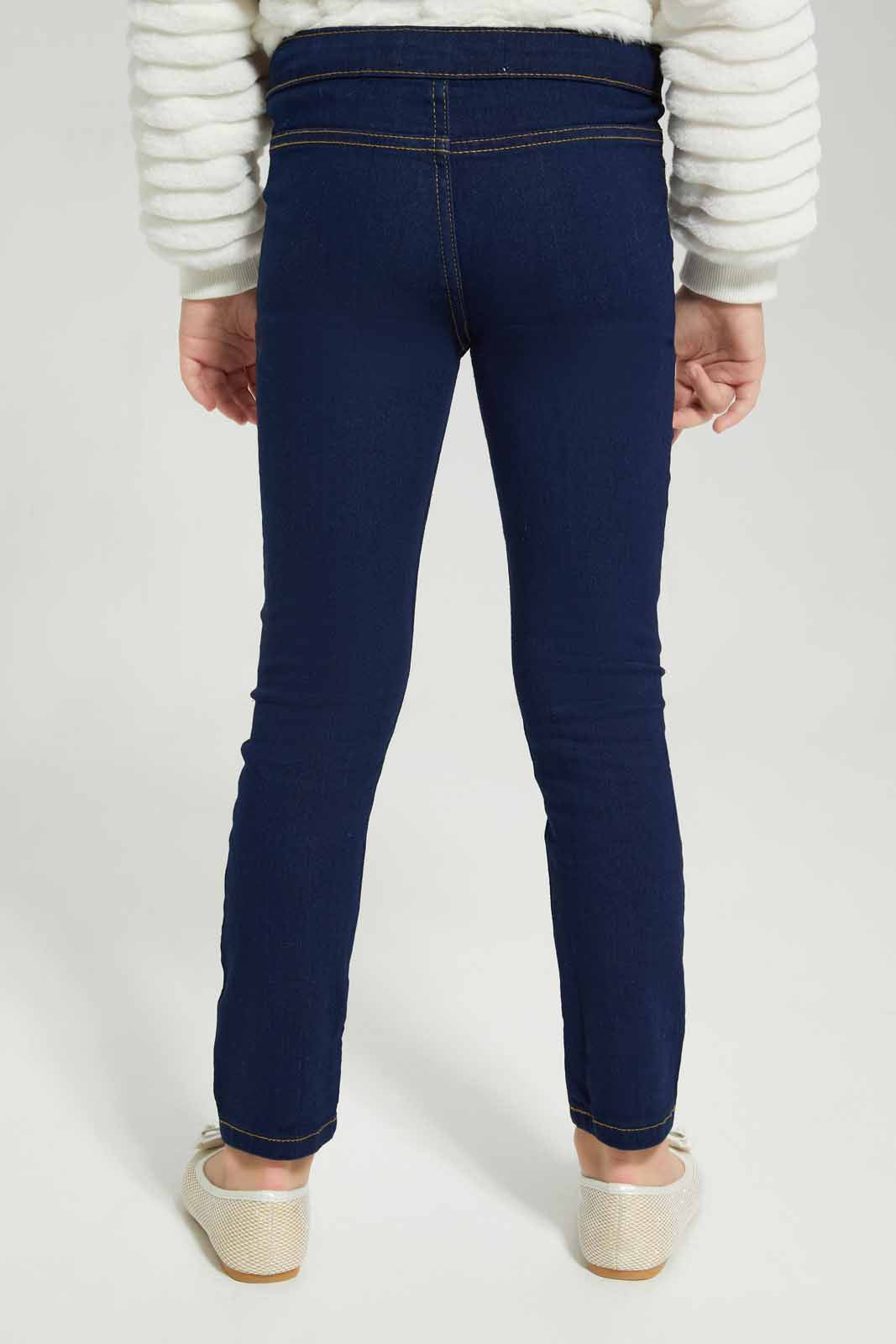 Redtag-Indigo-washed-Jegging-Category:Jeans,-Colour:Indigo,-Deals:New-In,-Filter:Girls-(2-to-8-Yrs),-GIR-Jeans,-New-In-GIR-APL,-Non-Sale,-Section:Girls-(0-to-14Yrs),-W22A-Girls-2 to 8 Years