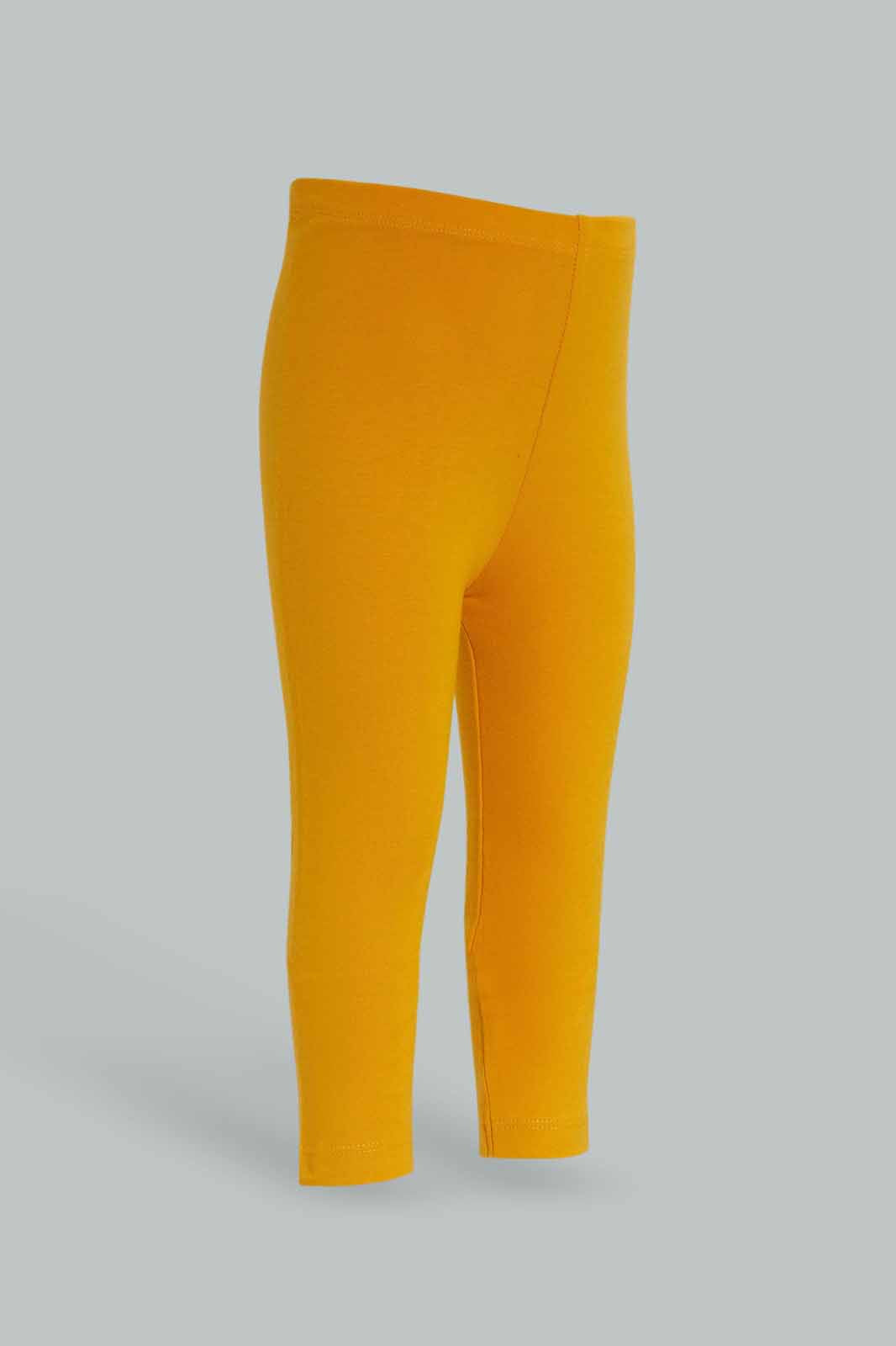 Redtag-Yellow-Solid-Legging-Category:Leggings,-Colour:Yellow,-Deals:New-In,-Dept:Girls,-Filter:Infant-Girls-(3-to-24-Mths),-ING-Leggings,-New-In-ING-APL,-Non-Sale,-Section:Girls-(0-to-14Yrs),-TBL,-W22B-Infant-Girls-3 to 24 Months