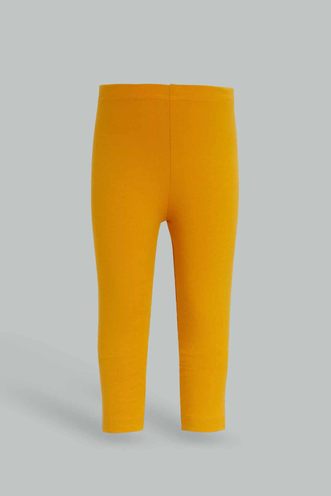 Redtag-Yellow-Solid-Legging-Category:Leggings,-Colour:Yellow,-Deals:New-In,-Dept:Girls,-Filter:Infant-Girls-(3-to-24-Mths),-ING-Leggings,-New-In-ING-APL,-Non-Sale,-Section:Girls-(0-to-14Yrs),-TBL,-W22B-Infant-Girls-3 to 24 Months
