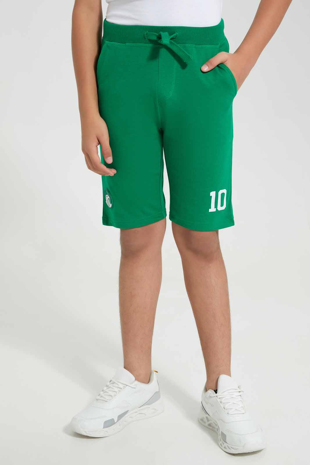Redtag-Green-saudi-World-Active-Short-BSR-Shorts,-Category:Shorts,-Colour:Green,-Deals:New-In,-Filter:Senior-Boys-(8-to-14-Yrs),-FWC,-New-In-BSR-APL,-Non-Sale,-Section:Boys-(0-to-14Yrs),-W22A-Senior-Boys-