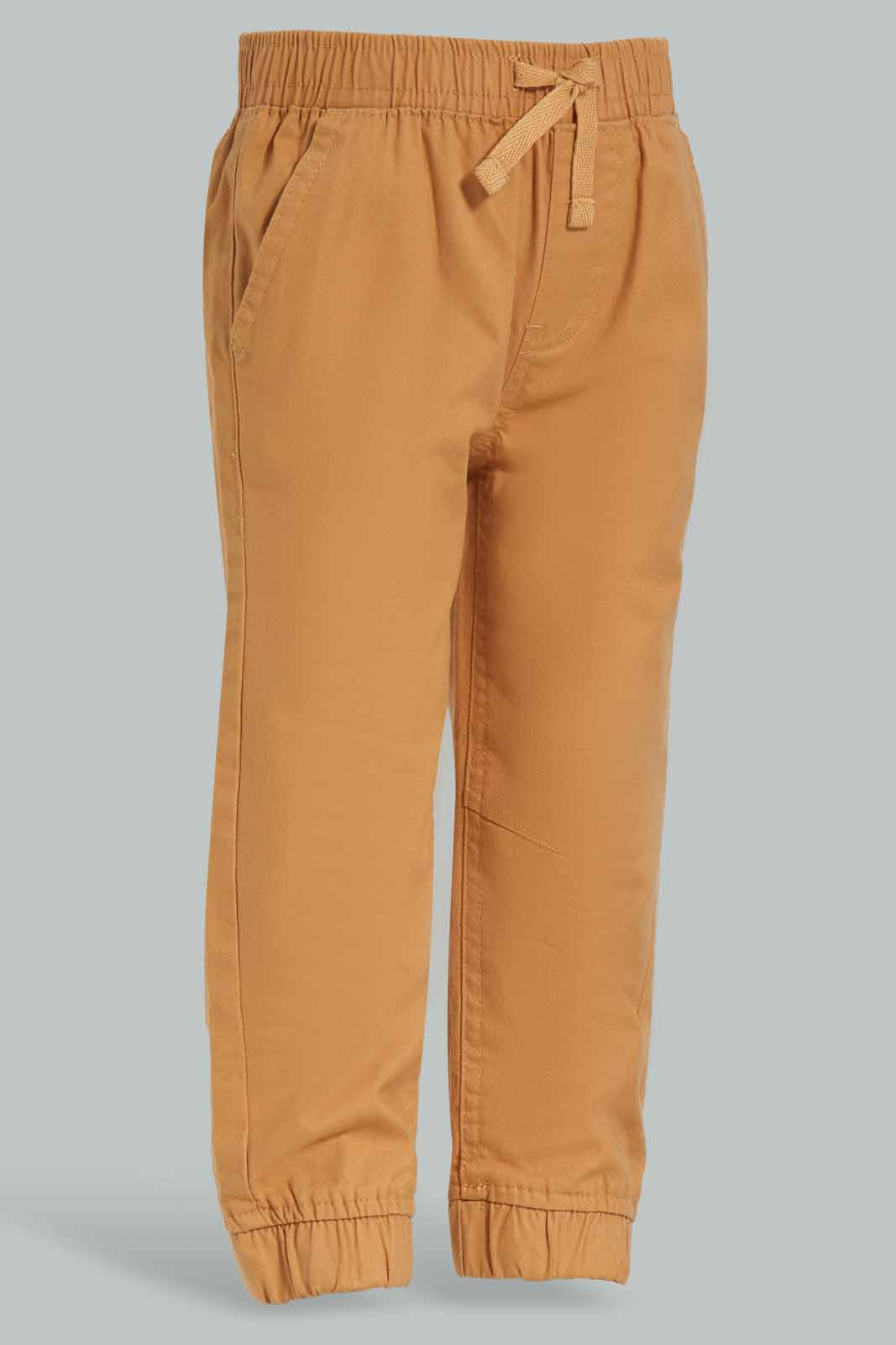 Redtag-Rust-Chino-Jogger-Category:Trousers,-Colour:Orange,-Deals:New-In,-Dept:Boys,-Filter:Infant-Boys-(3-to-24-Mths),-INB-Trousers,-New-In-INB-APL,-Non-Sale,-Section:Boys-(0-to-14Yrs),-W22B-Infant-Boys-3 to 24 Months