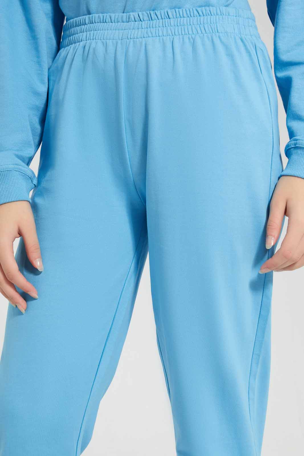 Redtag-Blue-Track-Pants-Category:Joggers,-Colour:Blue,-Deals:New-In,-Filter:Senior-Girls-(8-to-14-Yrs),-GSR-Joggers,-New-In-GSR-APL,-Non-Sale,-Section:Girls-(0-to-14Yrs),-W22A-Senior-Girls-9 to 14 Years
