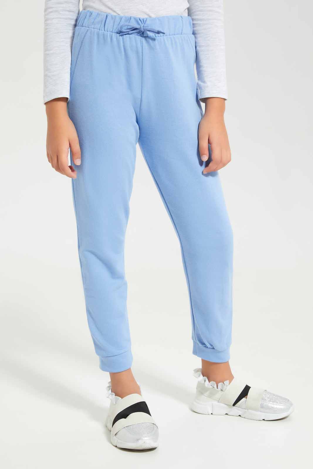 Redtag-Basic-Active-Bottom---Charcoal-Category:Joggers,-Colour:Charcoal,-Deals:New-In,-Dept:Girls,-Filter:Girls-(2-to-8-Yrs),-GIR-Joggers,-New-In-GIR-APL,-Non-Sale,-Section:Girls-(0-to-14Yrs),-TBL,-W22B-Girls-2 to 8 Years