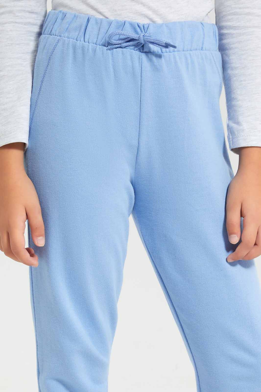 Redtag-Basic-Active-Bottom---Charcoal-Category:Joggers,-Colour:Charcoal,-Deals:New-In,-Dept:Girls,-Filter:Girls-(2-to-8-Yrs),-GIR-Joggers,-New-In-GIR-APL,-Non-Sale,-Section:Girls-(0-to-14Yrs),-TBL,-W22B-Girls-2 to 8 Years