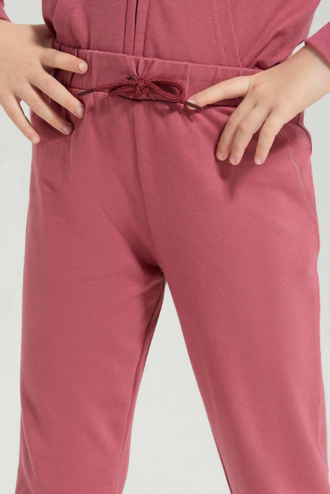 Redtag-Basic-Active-Bottom---Pale-Pink-Category:Joggers,-Colour:Apricot,-Deals:New-In,-Dept:Girls,-Filter:Girls-(2-to-8-Yrs),-GIR-Joggers,-New-In-GIR-APL,-Non-Sale,-Section:Girls-(0-to-14Yrs),-TBL,-W22B-Girls-2 to 8 Years