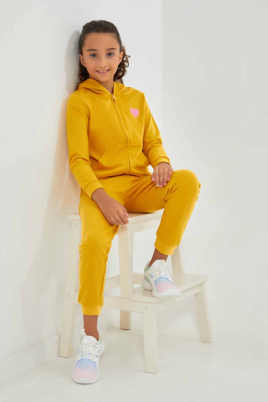 Redtag-Basic-Active-Bottom---Dark-Pink-Category:Joggers,-Colour:Apricot,-Deals:New-In,-Filter:Girls-(2-to-8-Yrs),-GIR-Joggers,-New-In-GIR-APL,-Non-Sale,-Section:Girls-(0-to-14Yrs),-TBL,-W22B-Girls-2 to 8 Years