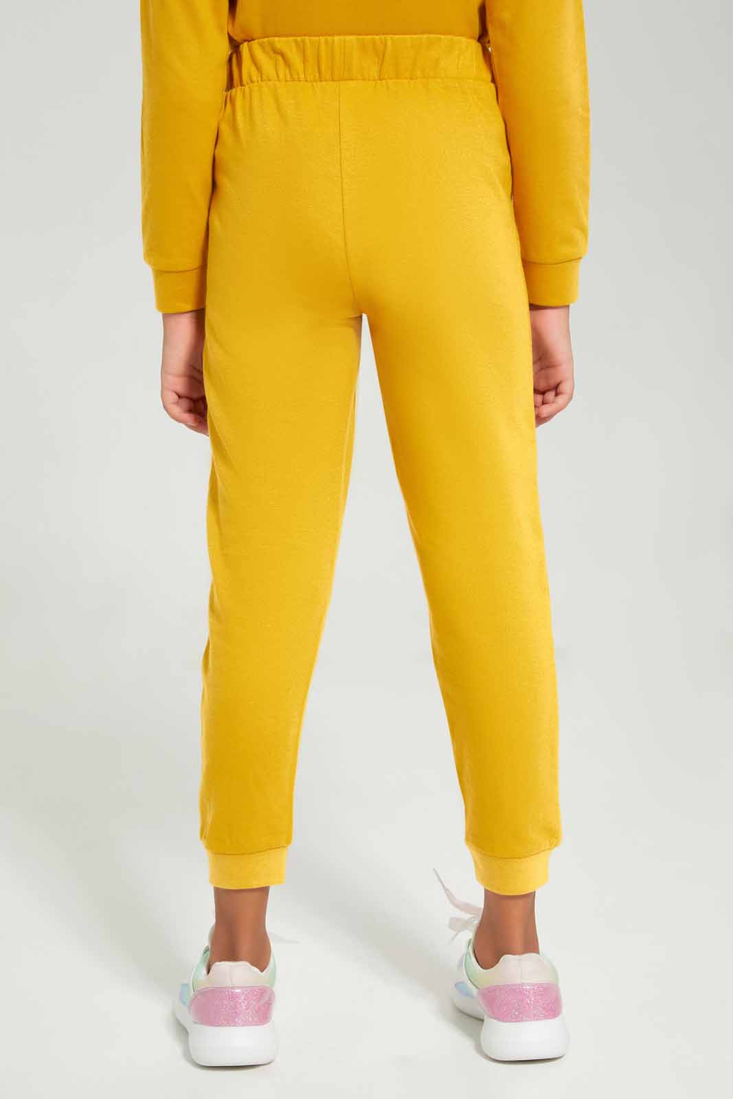 Redtag-Basic-Active-Bottom---Dark-Pink-Category:Joggers,-Colour:Apricot,-Deals:New-In,-Filter:Girls-(2-to-8-Yrs),-GIR-Joggers,-New-In-GIR-APL,-Non-Sale,-Section:Girls-(0-to-14Yrs),-TBL,-W22B-Girls-2 to 8 Years