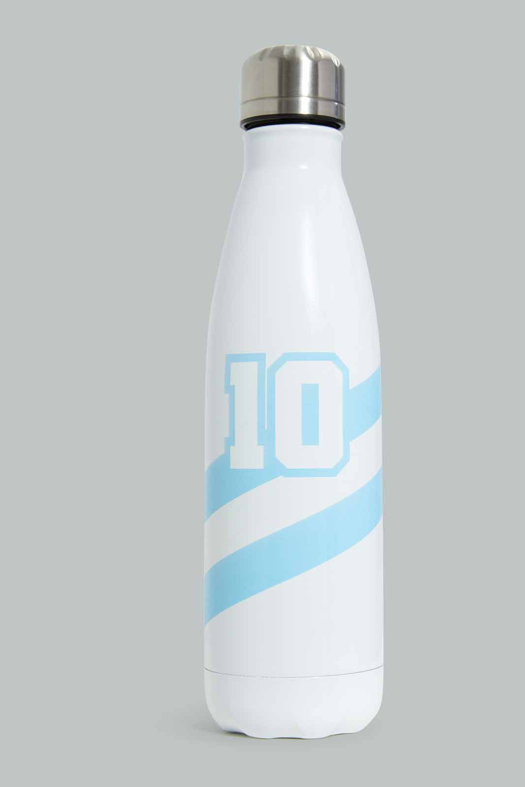 Redtag-Blue-Numeric-Bottle-Category:Bottles,-Colour:Blue,-Deals:New-In,-Filter:Home-Dining,-HMW-DIN-Drinkware,-New-In-HMW-DIN,-Non-Sale,-Section:Homewares,-W22B-Home-Dining-