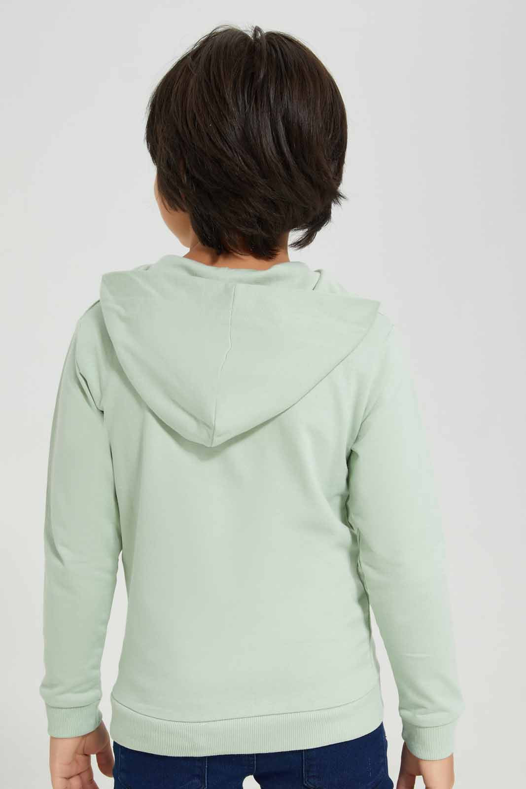Redtag-Mint-Zip-Through-Hooded-Sweatshirt-BOY-Sweatshirts,-Category:Sweatshirts,-Colour:Mint,-Deals:New-In,-Filter:Boys-(2-to-8-Yrs),-New-In-BOY-APL,-Non-Sale,-Section:Boys-(0-to-14Yrs),-W22B-Boys-2 to 8 Years