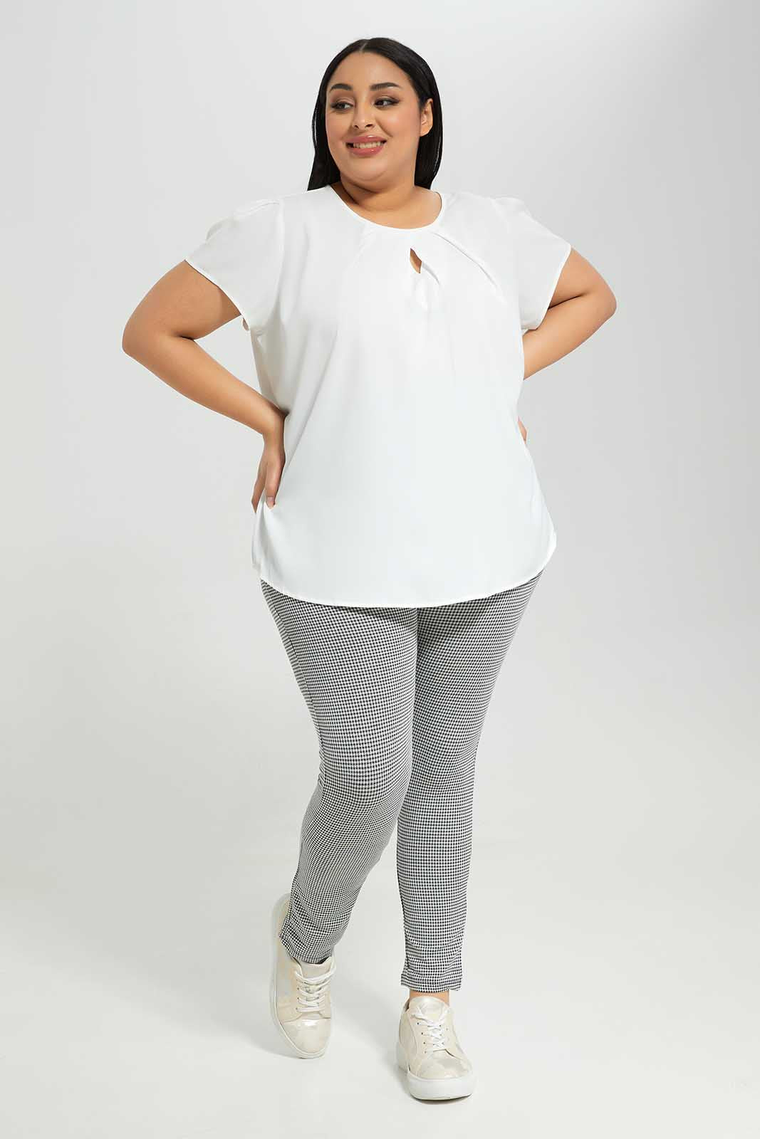 Redtag-Ivory-Pleated-Neck-Detail-Blouse-Category:Blouses,-Colour:Ivory,-Deals:New-In,-Filter:Plus-Size,-LDP-Blouses,-New-In-LDP-APL,-Non-Sale,-Section:Women,-W22B-Women's-