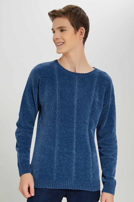 Redtag-Navy-Sisle-Pullover-BSR-Pullovers,-Category:Pullovers,-Colour:Navy,-Deals:New-In,-Dept:Boys,-Filter:Senior-Boys-(8-to-14-Yrs),-New-In-BSR-APL,-Non-Sale,-Section:Boys-(0-to-14Yrs),-W22B-Senior-Boys-9 to 14 Years