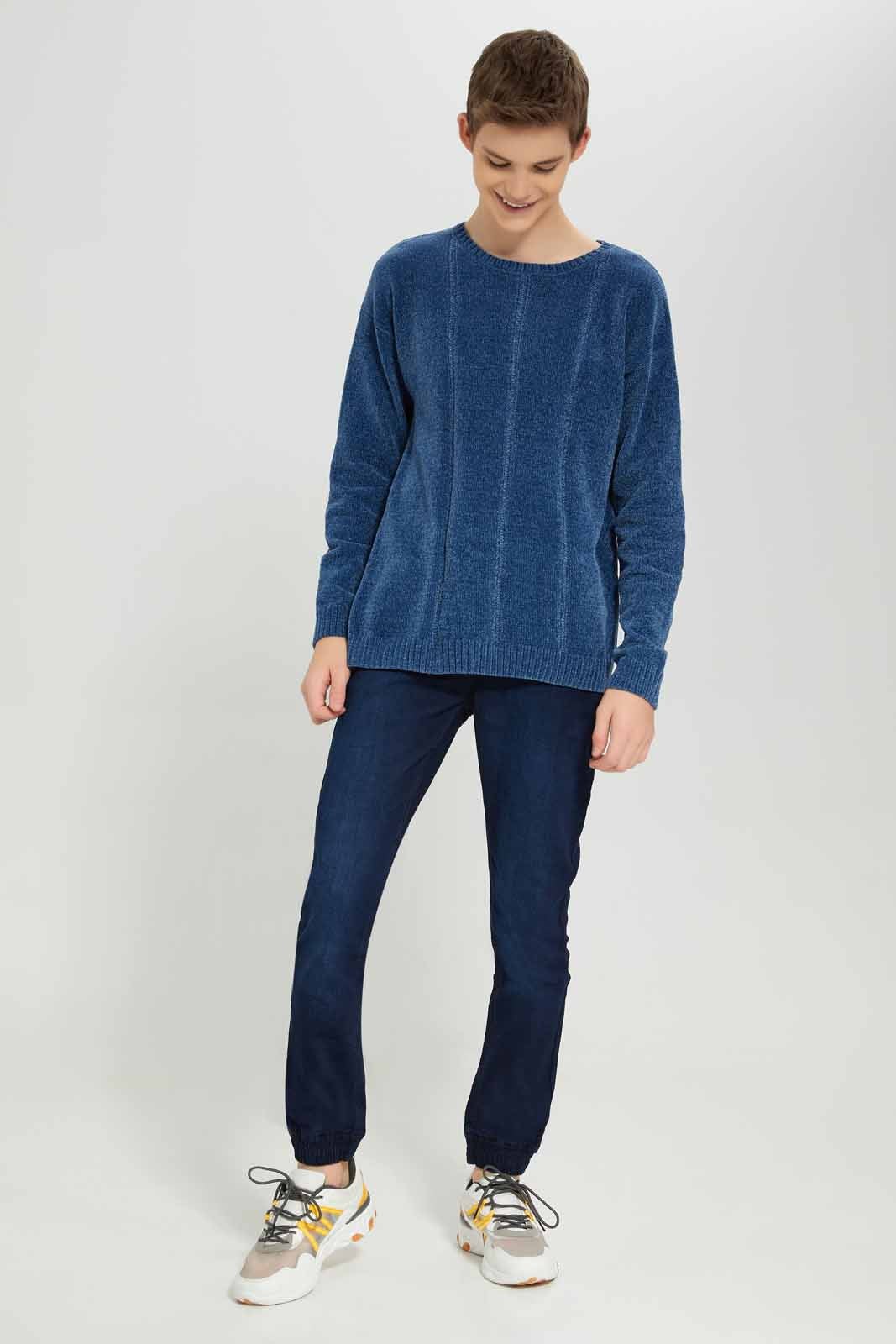 Redtag-Navy-Sisle-Pullover-BSR-Pullovers,-Category:Pullovers,-Colour:Navy,-Deals:New-In,-Dept:Boys,-Filter:Senior-Boys-(8-to-14-Yrs),-New-In-BSR-APL,-Non-Sale,-Section:Boys-(0-to-14Yrs),-W22B-Senior-Boys-9 to 14 Years