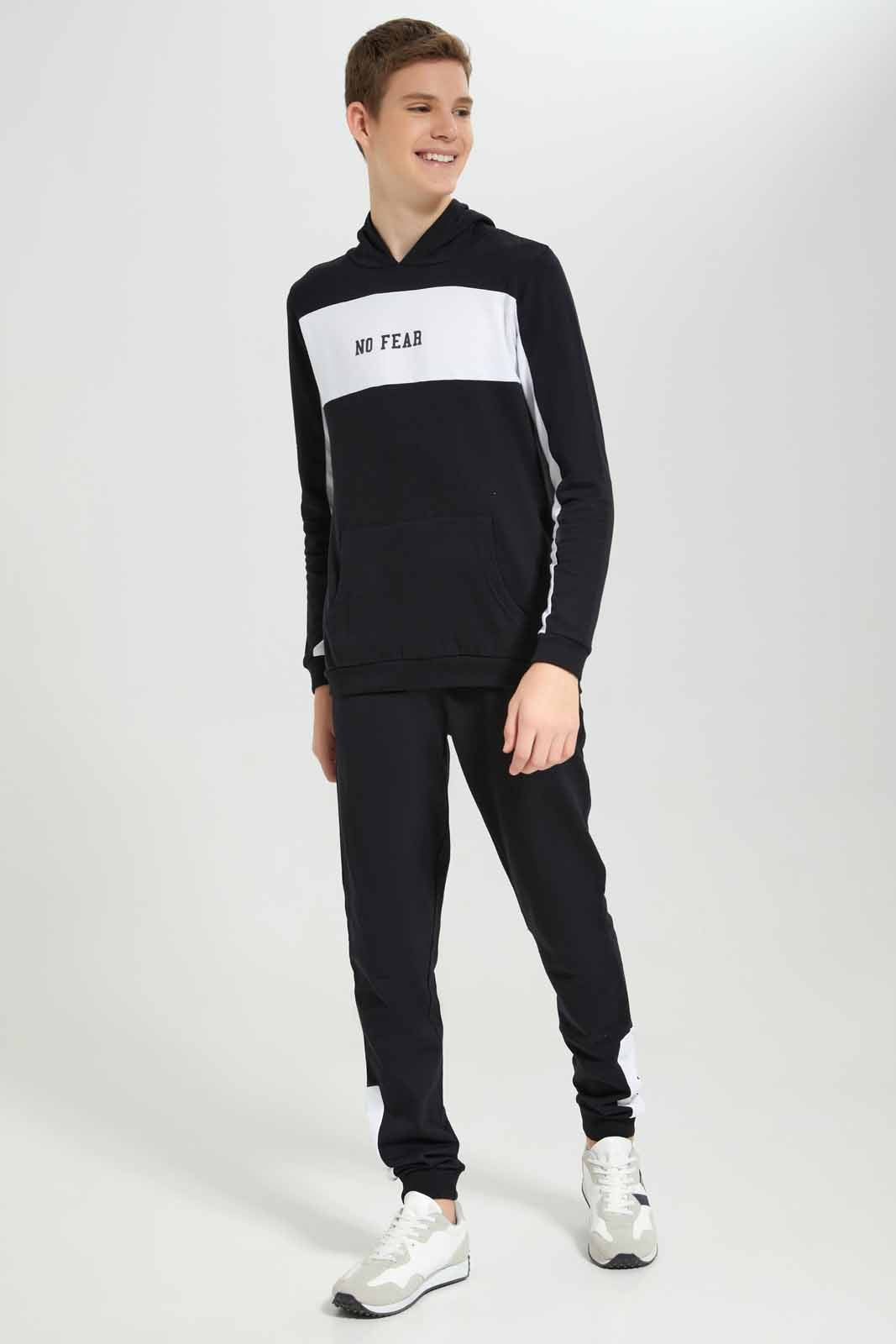 Redtag-Black-Hoody-Active-Jogging-Suit-BSR-Jog-Sets,-Category:Jog-Sets,-Colour:Black,-Deals:New-In,-Filter:Senior-Boys-(8-to-14-Yrs),-New-In-BSR-APL,-Non-Sale,-Section:Boys-(0-to-14Yrs),-W22B-Senior-Boys-9 to 14 Years