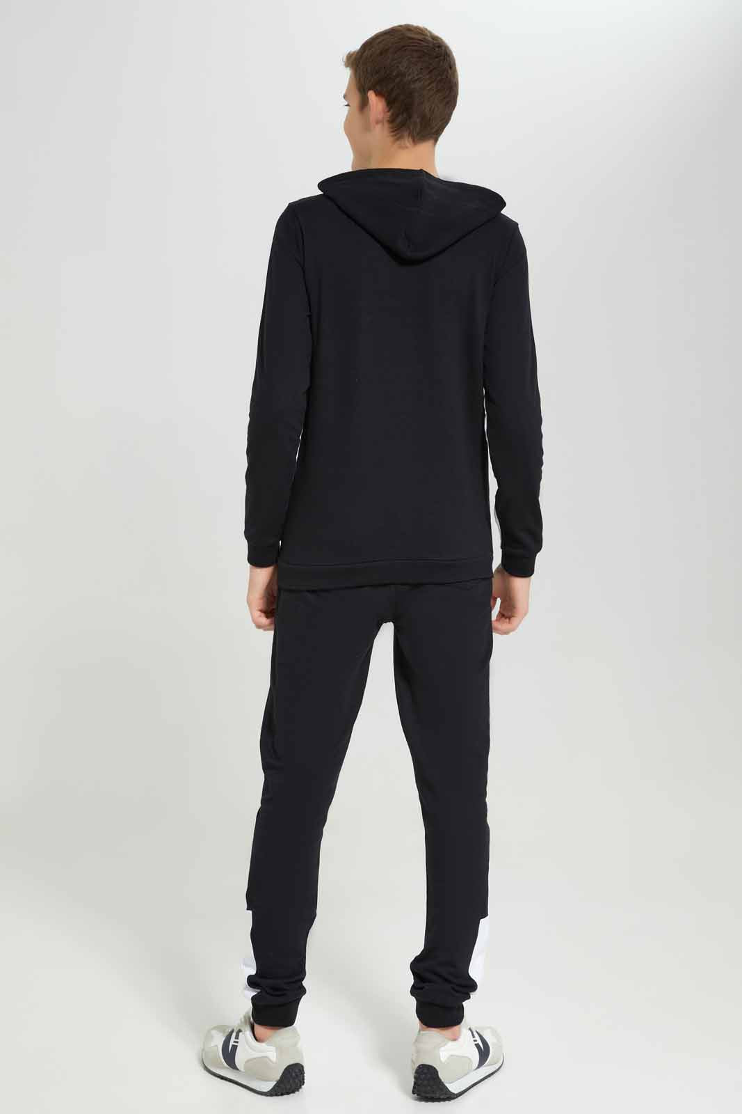 Redtag-Black-Hoody-Active-Jogging-Suit-BSR-Jog-Sets,-Category:Jog-Sets,-Colour:Black,-Deals:New-In,-Filter:Senior-Boys-(8-to-14-Yrs),-New-In-BSR-APL,-Non-Sale,-Section:Boys-(0-to-14Yrs),-W22B-Senior-Boys-9 to 14 Years