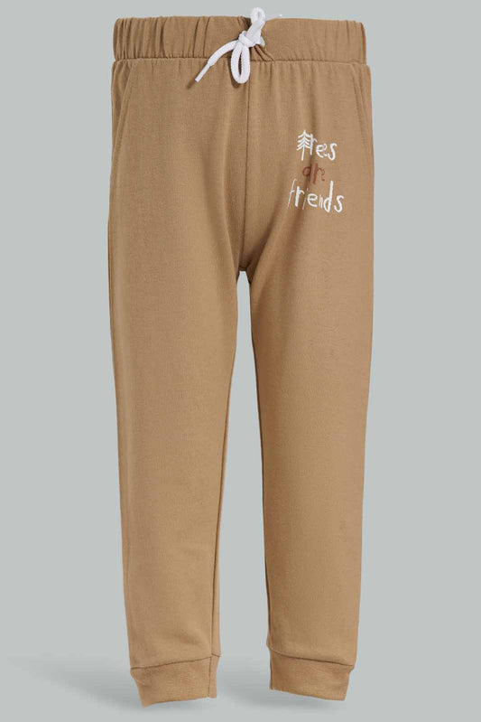 Redtag-Beige-Table-Jogger-Category:Joggers,-Colour:Beige,-Deals:New-In,-Dept:Boys,-Filter:Infant-Boys-(3-to-24-Mths),-INB-Joggers,-New-In-INB-APL,-Non-Sale,-Section:Boys-(0-to-14Yrs),-TBL,-W22B-Infant-Boys-3 to 24 Months