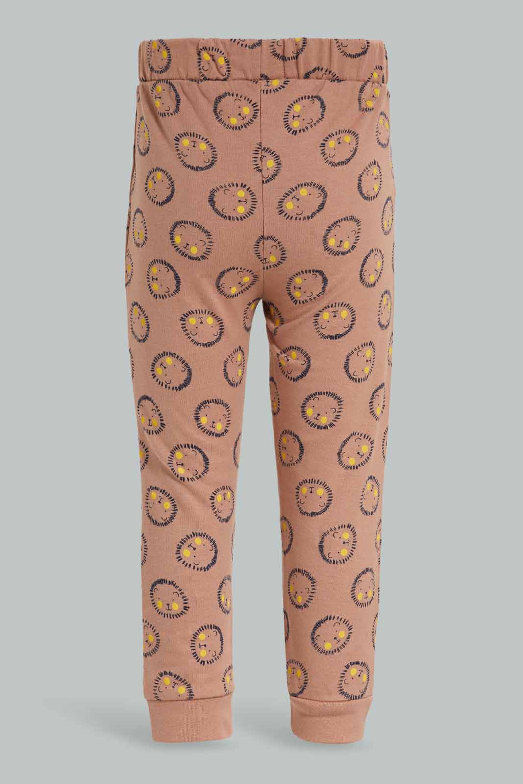 Redtag-Rust-Table-Jogger-Category:Joggers,-Colour:Orange,-Deals:New-In,-Dept:Boys,-Filter:Infant-Boys-(3-to-24-Mths),-INB-Joggers,-New-In-INB-APL,-Non-Sale,-Section:Boys-(0-to-14Yrs),-TBL,-W22B-Infant-Boys-3 to 24 Months