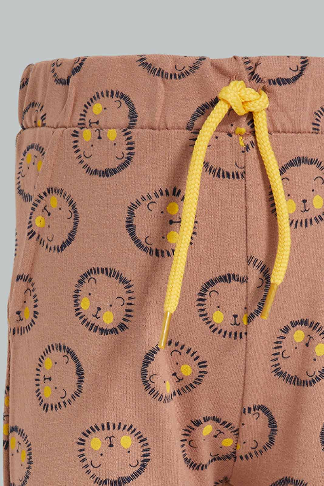 Redtag-Rust-Table-Jogger-Category:Joggers,-Colour:Orange,-Deals:New-In,-Dept:Boys,-Filter:Infant-Boys-(3-to-24-Mths),-INB-Joggers,-New-In-INB-APL,-Non-Sale,-Section:Boys-(0-to-14Yrs),-TBL,-W22B-Infant-Boys-3 to 24 Months