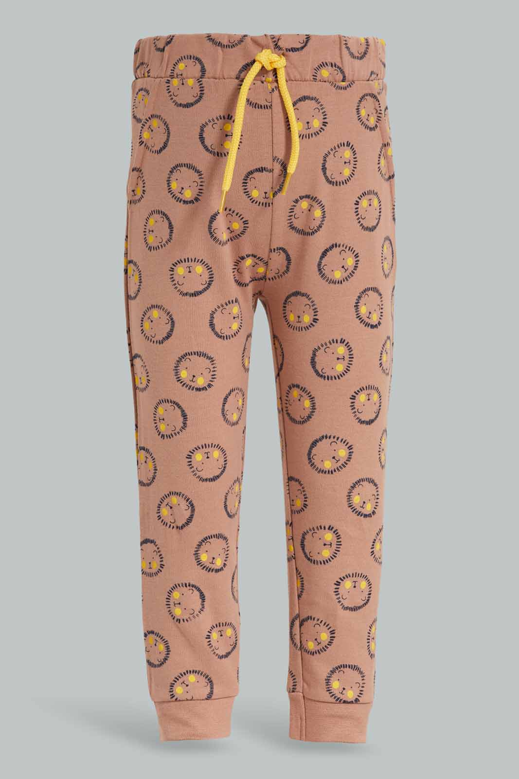 Redtag-Rust-Table-Jogger-Category:Joggers,-Colour:Orange,-Deals:New-In,-Dept:Boys,-Filter:Infant-Boys-(3-to-24-Mths),-INB-Joggers,-New-In-INB-APL,-Non-Sale,-Section:Boys-(0-to-14Yrs),-TBL,-W22B-Infant-Boys-3 to 24 Months