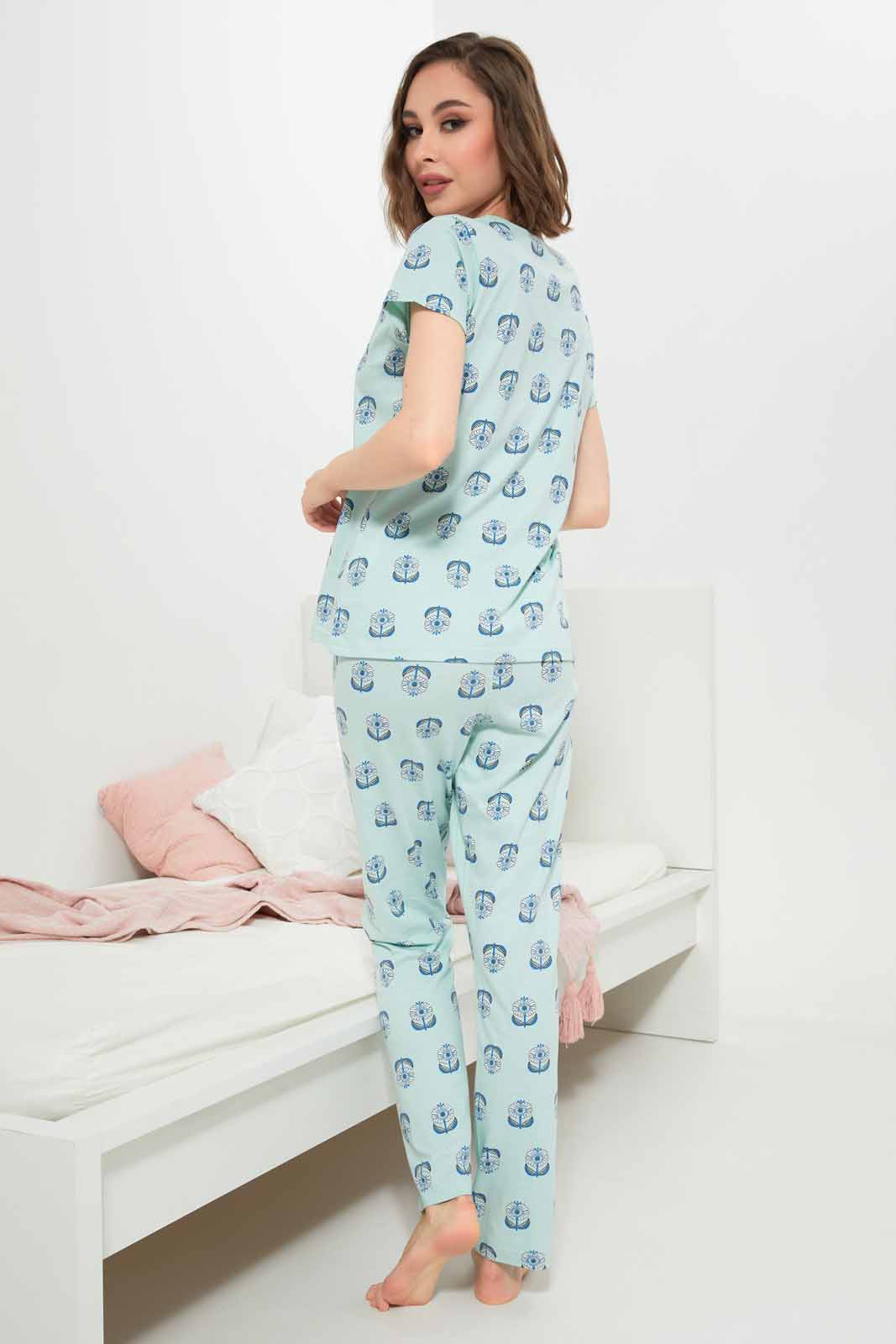 Redtag-WHITE-LADIES-AOP-PJ-SET-Category:Pyjama-Sets,-Colour:White,-Deals:New-In,-Filter:Women's-Clothing,-New-In-Women-APL,-Non-Sale,-Section:Women,-TBL,-W22A,-Women-Pyjama-Sets--