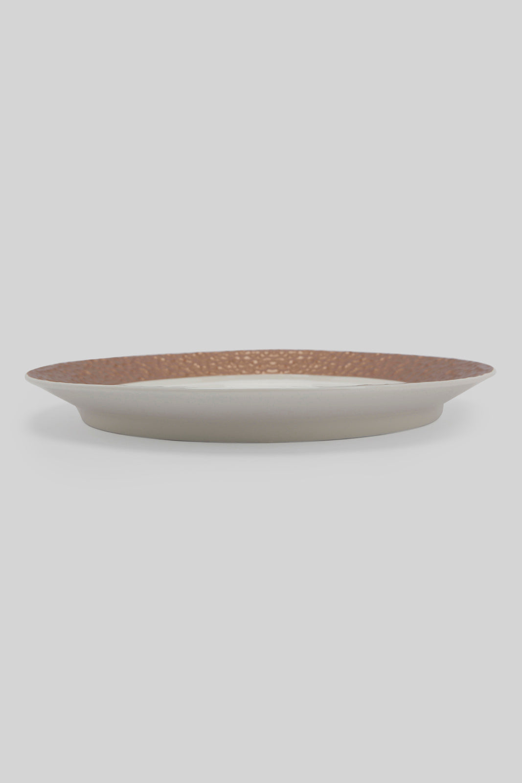 Redtag-Copper-Embossed-Round-Platter-Category:Bowls,-Colour:Copper,-Deals:New-In,-Filter:Home-Dining,-HMW-DIN-Serveware,-New-In-HMW-DIN,-Non-Sale,-Section:Homewares,-W22A-Home-Dining-